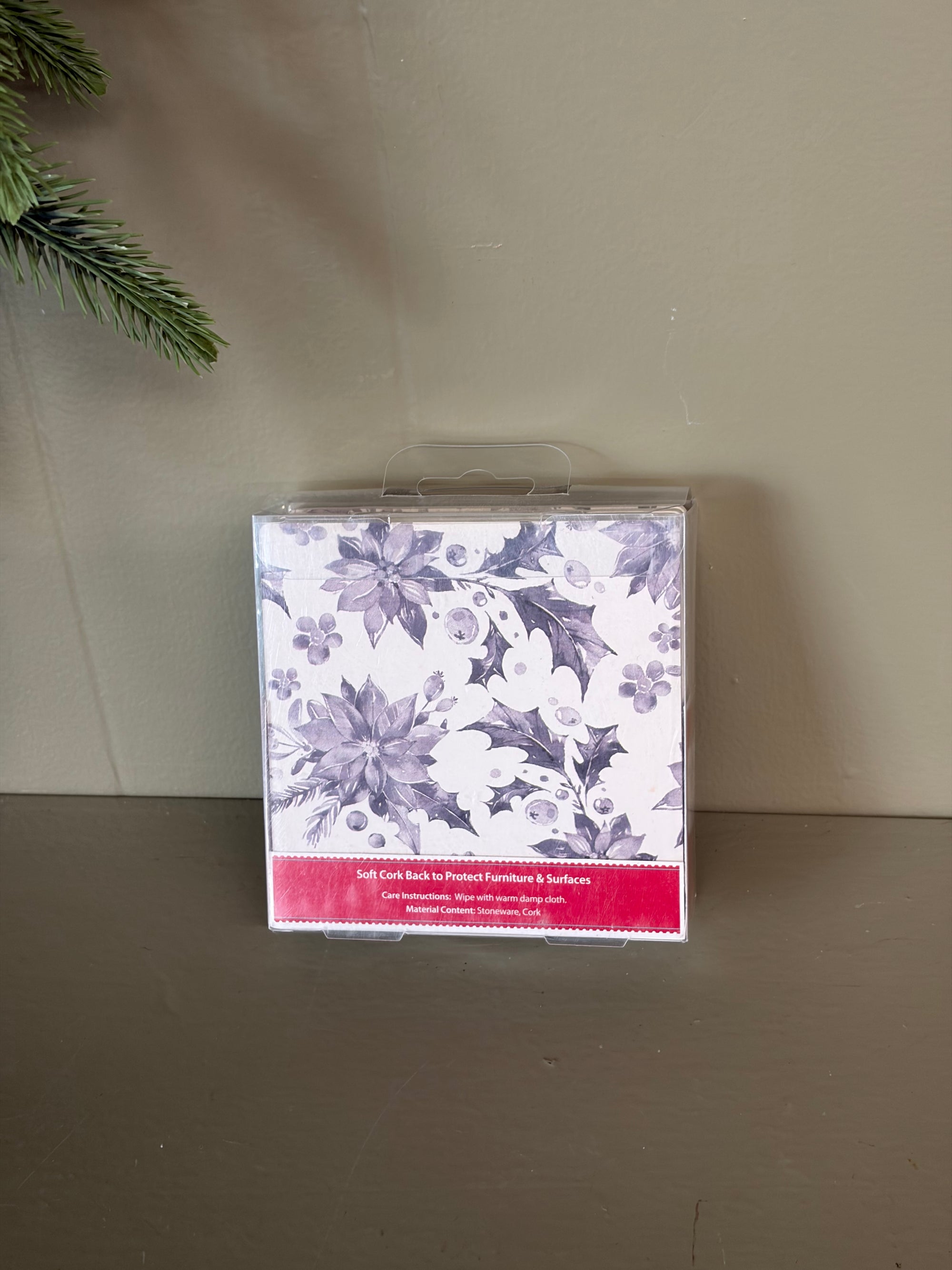 Chritsmas Coaster Set, 4 pc set
