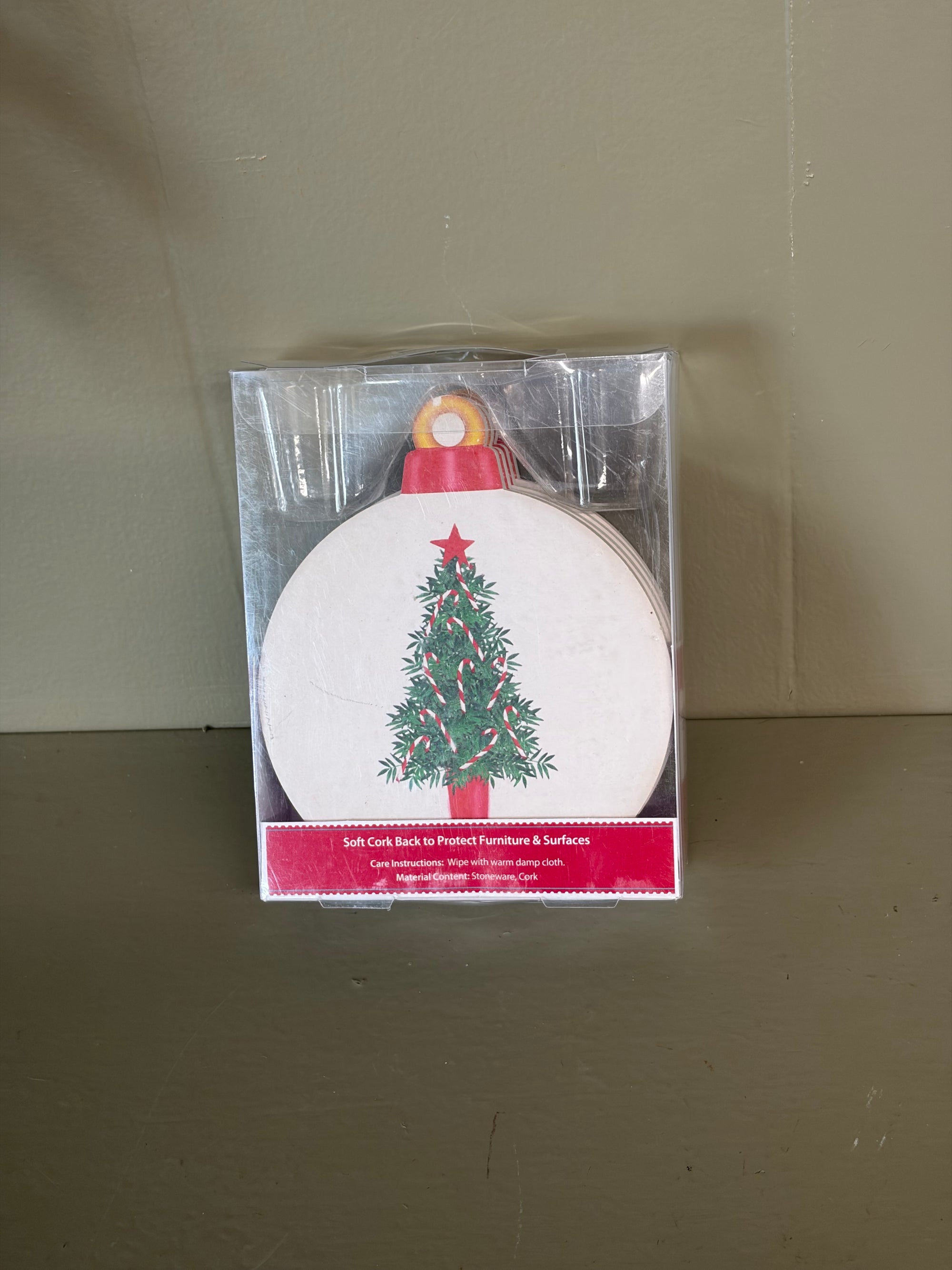 Ornament Coaster Set, 4 pc set