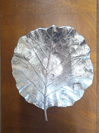 Silver  Fall Decor Bowl