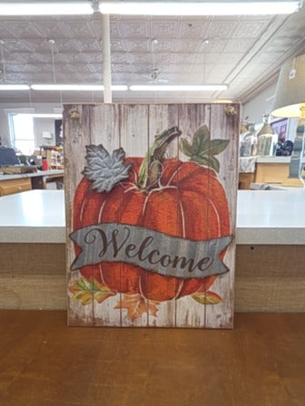 Fall Welcome Sign