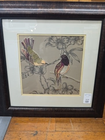 Dark Wood  Framed Artwork, 24" x 24"