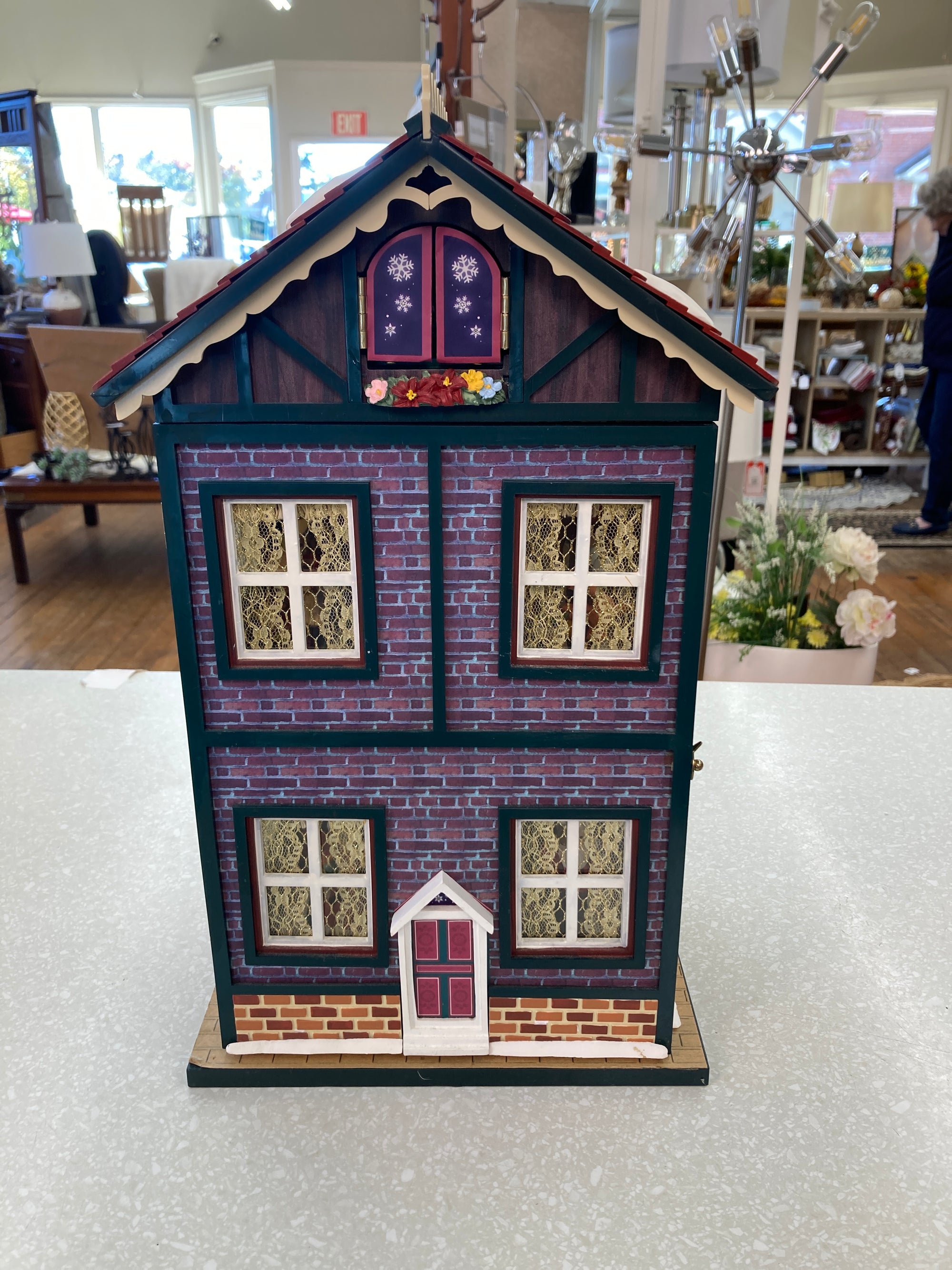 Christmas Traditions Lighted Music Box House
