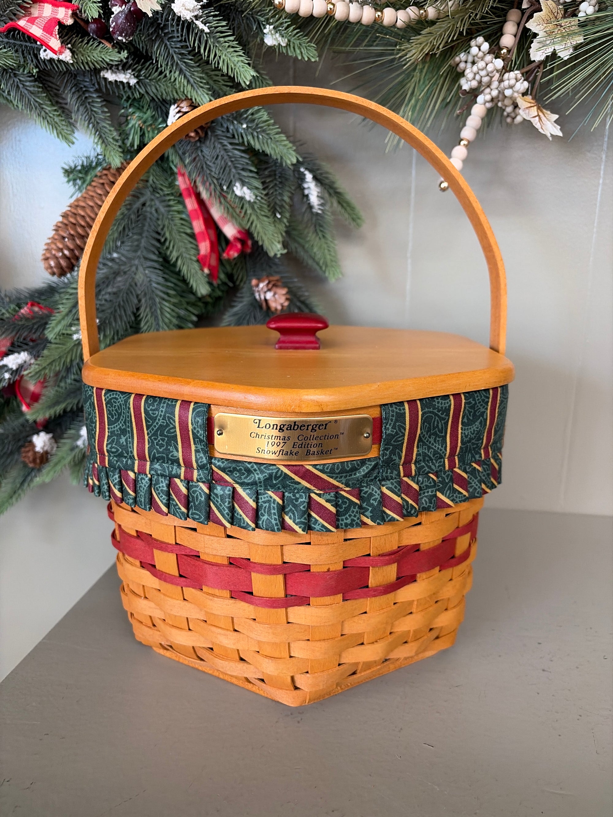 Longaberger Basket With Lid