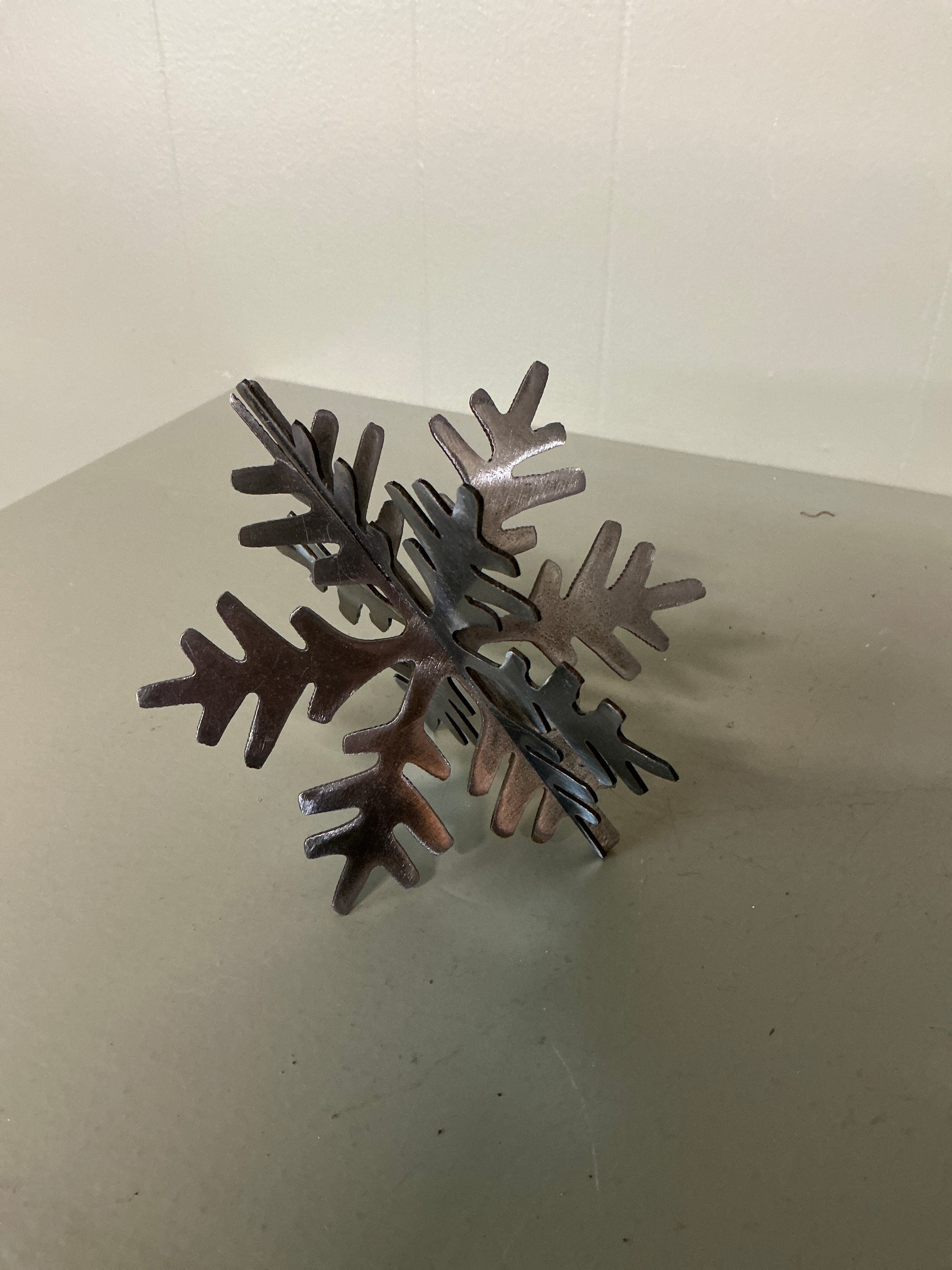 3D Metal Snowflake