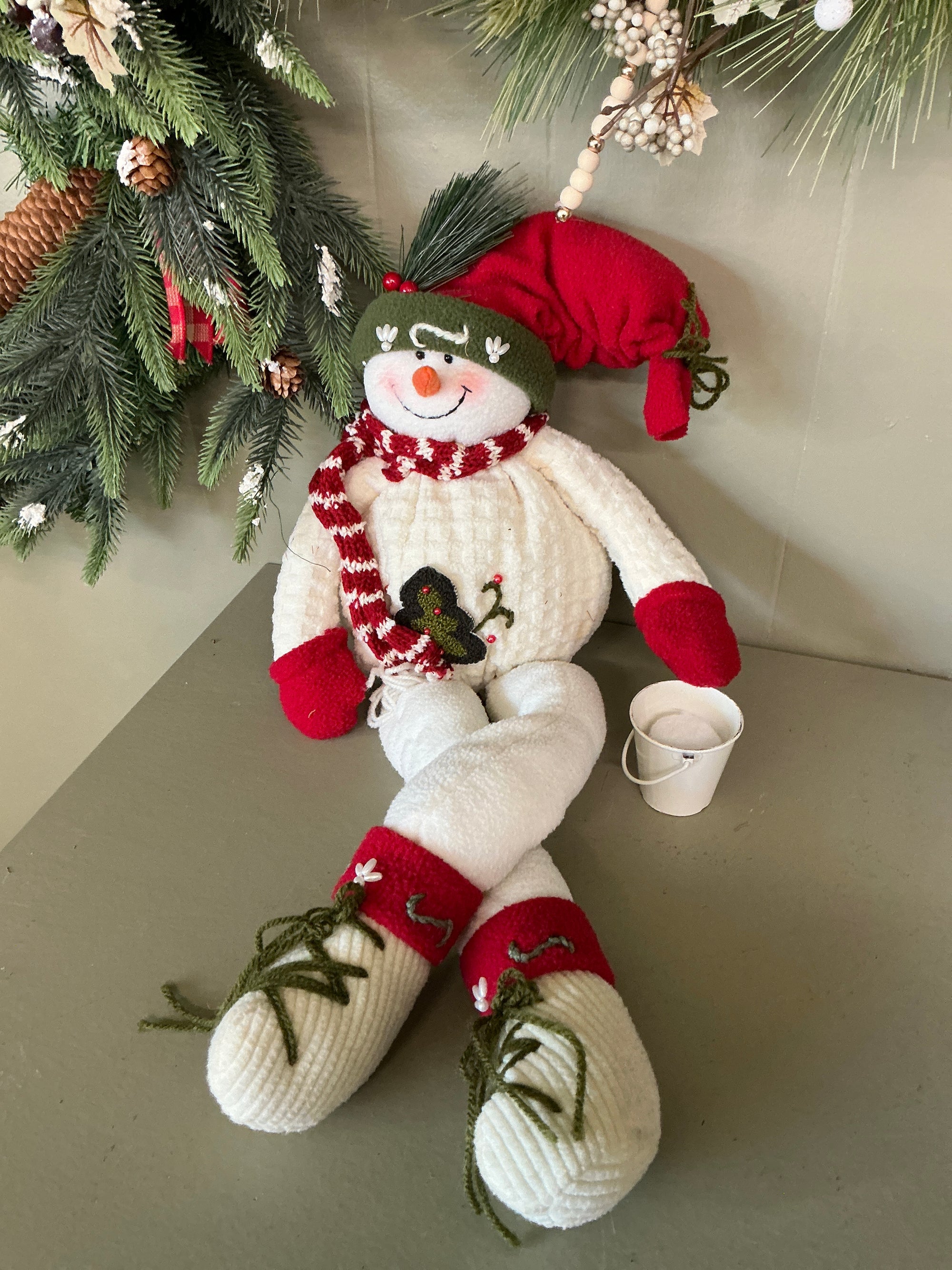 Sitting Snowman Plush