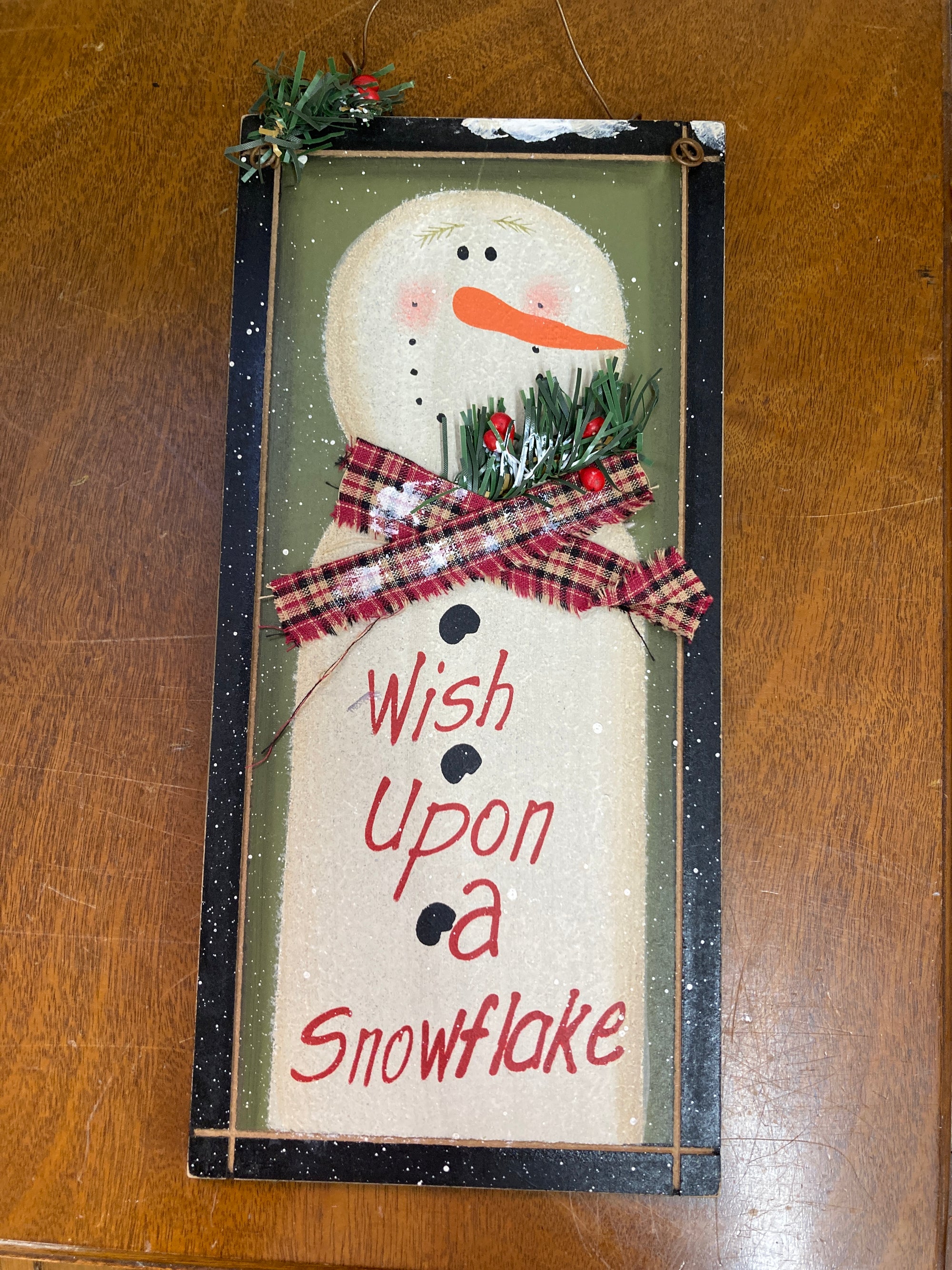 Wood Plaque