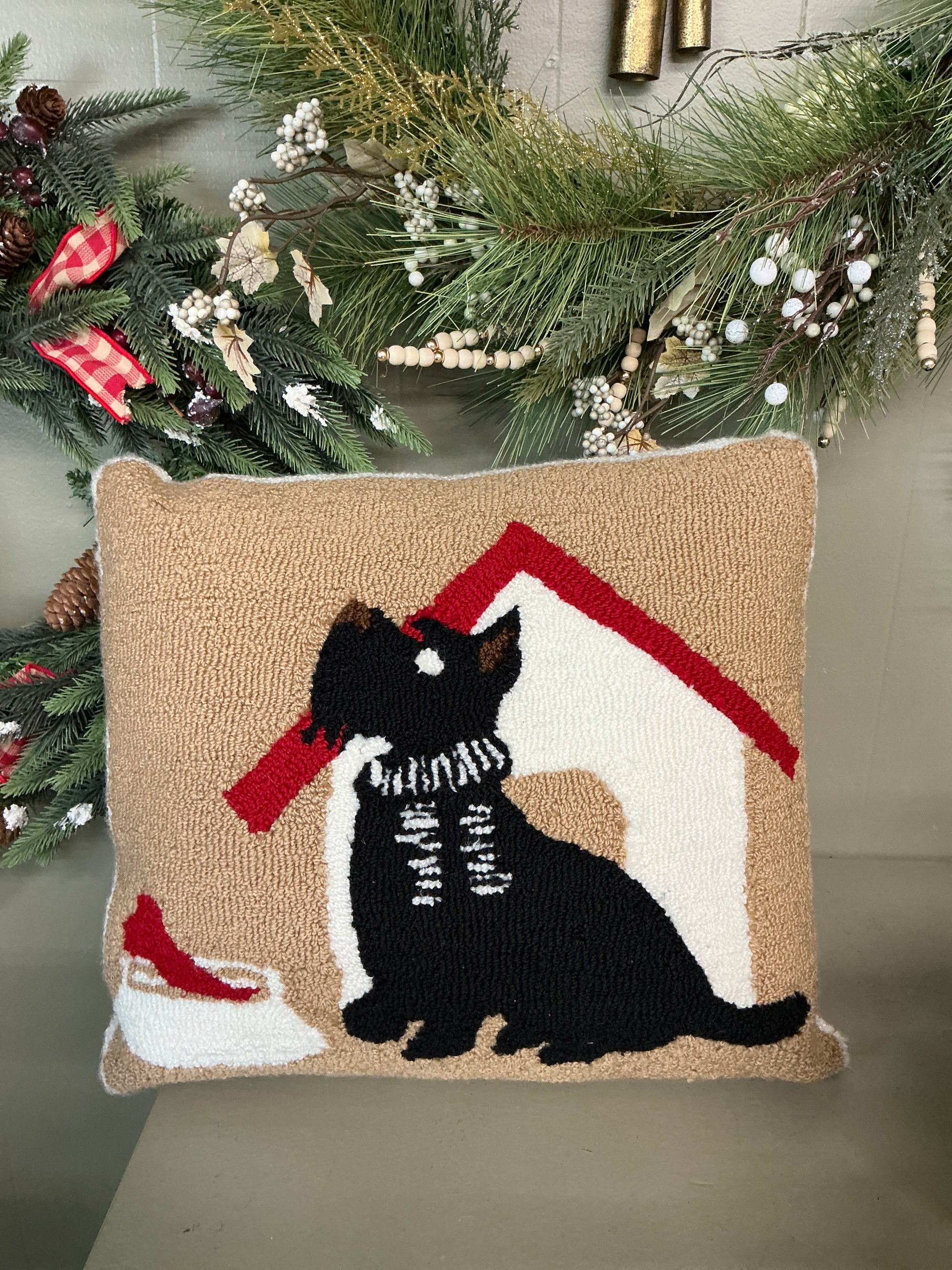 Scottie Dog Throw Pillow