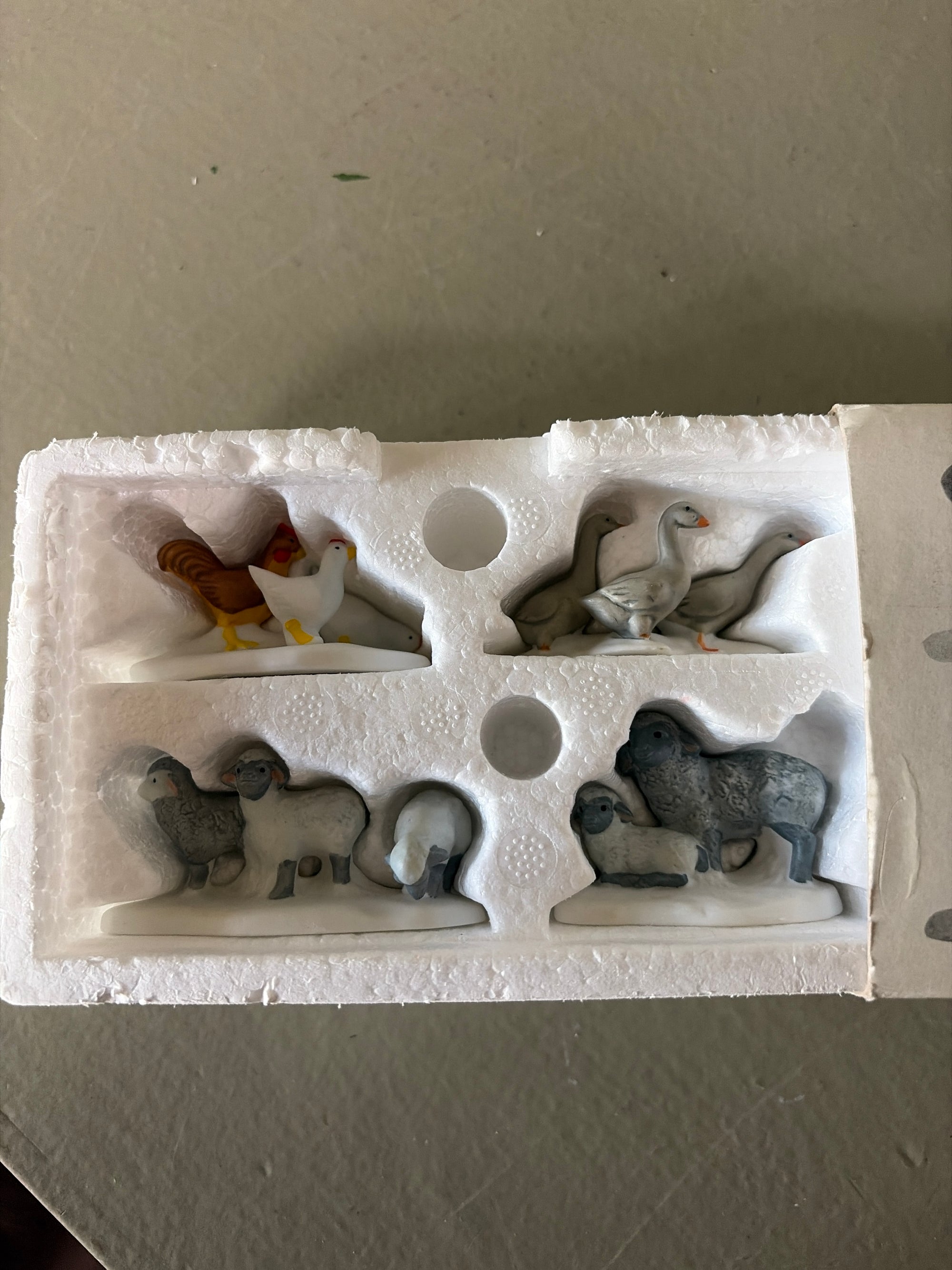 Dept. 56 Farm Animals, Set of 4 - Has Box