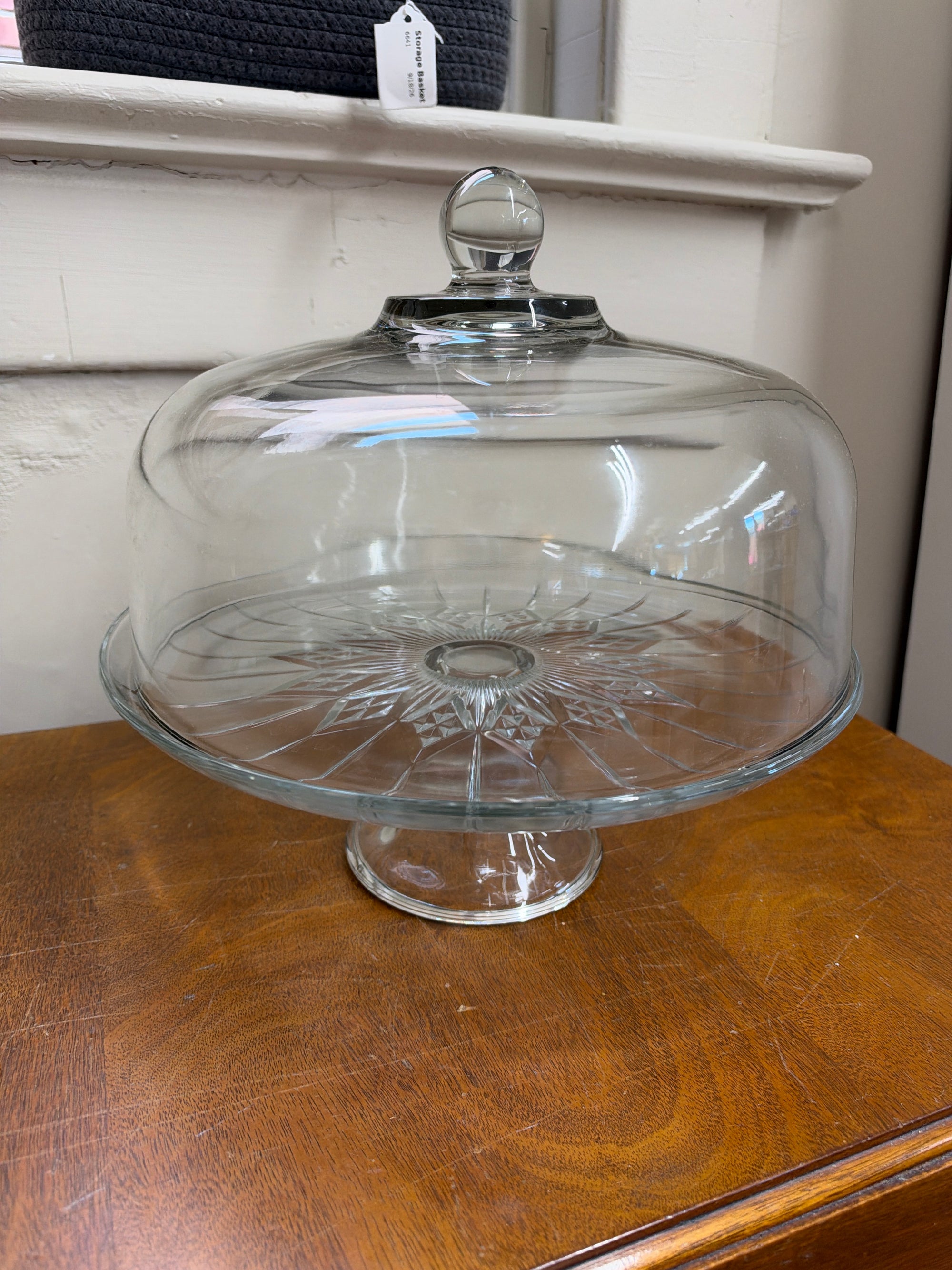 Anchor Hocking Cake Stand, 2 pc set