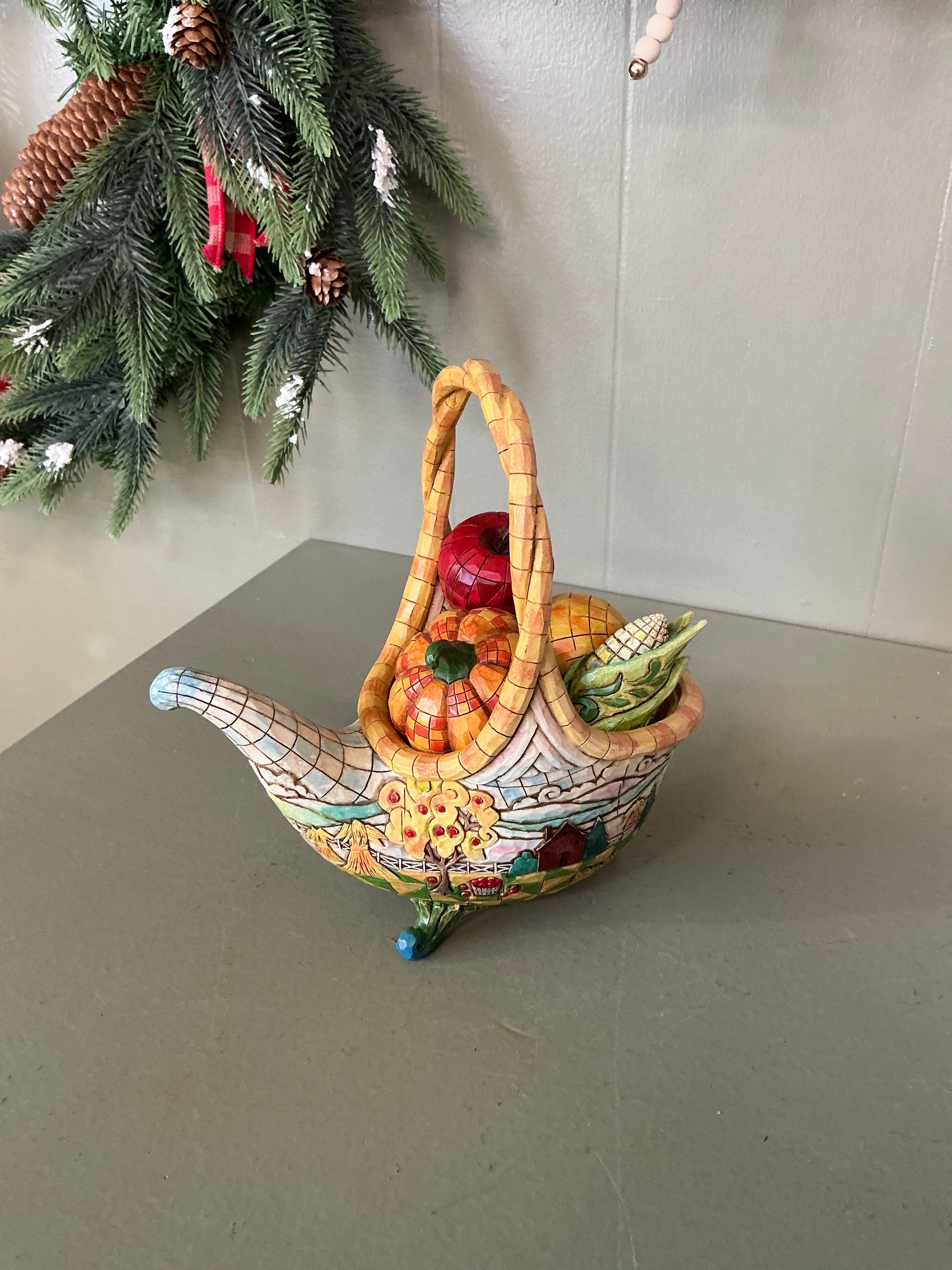 Jim Shore  Cornucopia Figure, 6 pc set