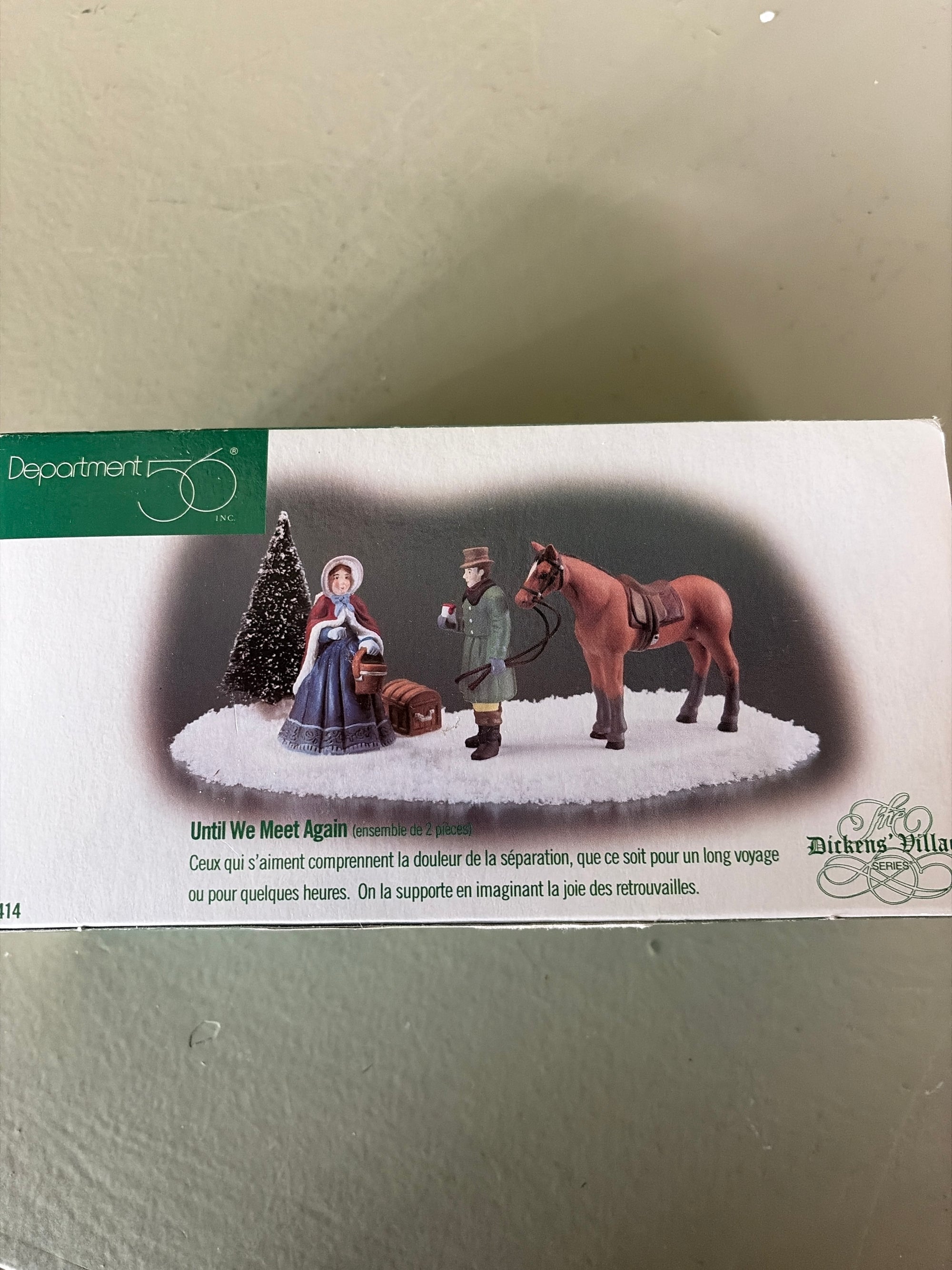 Dept. 56 Until We Meet Again, Set of 2 - Has Box