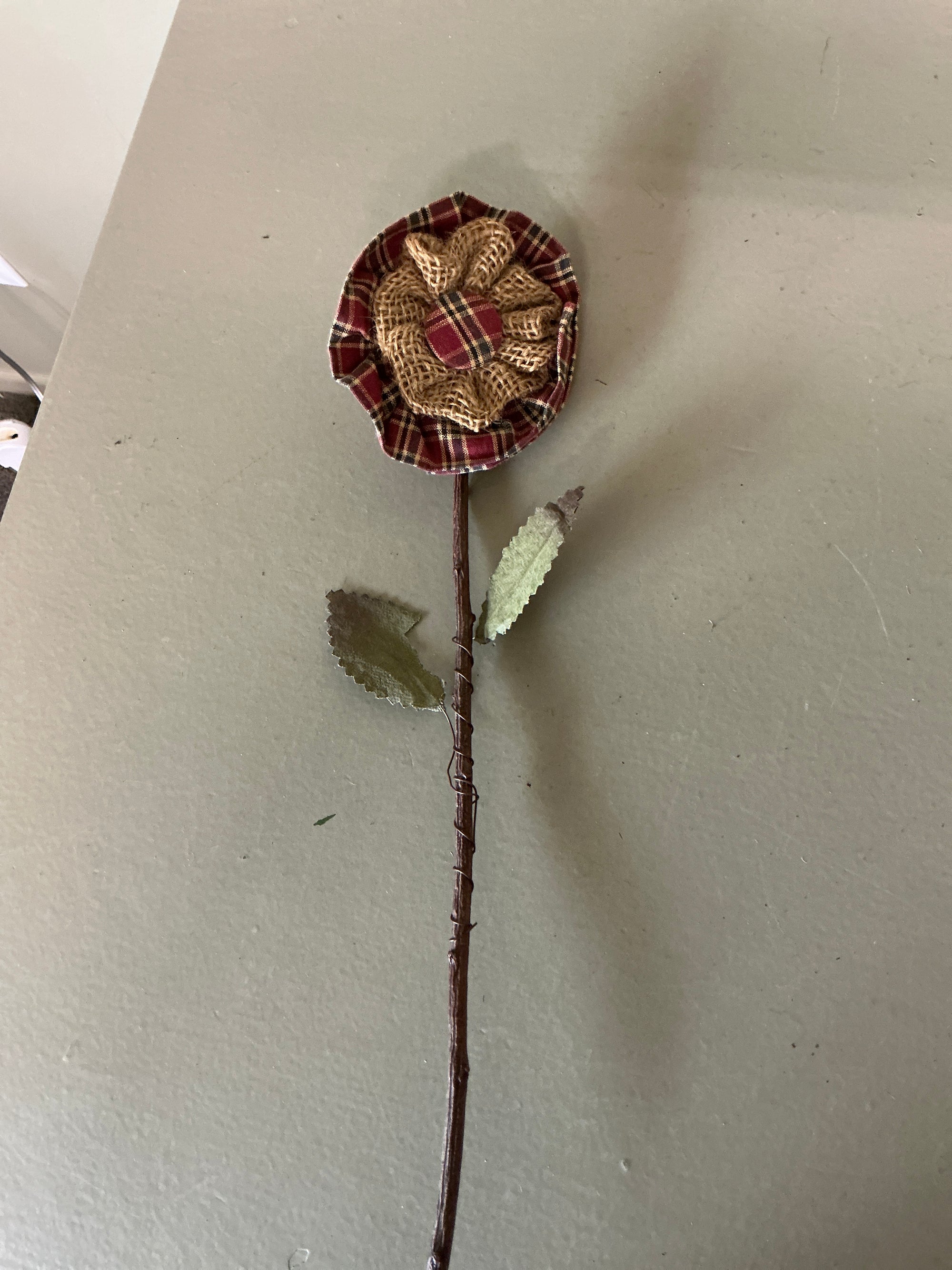 Wooden Flower, As Is