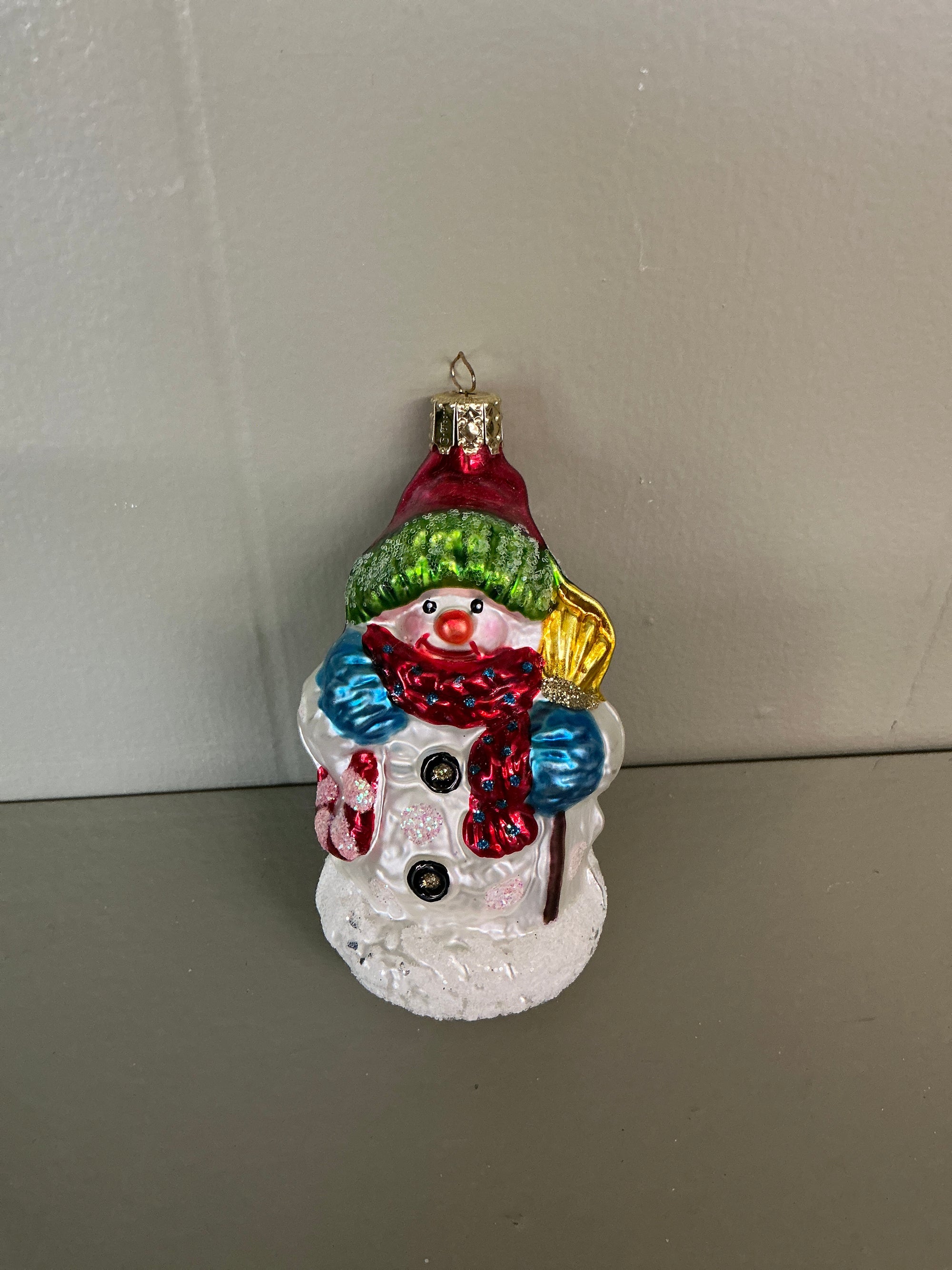 Mercury Glass  Ornament (Snowman)