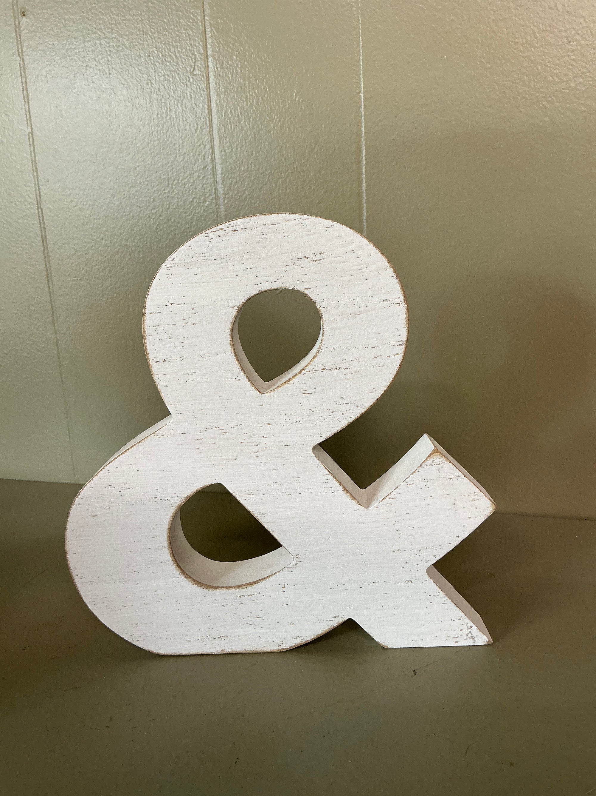Wooden Ampersand