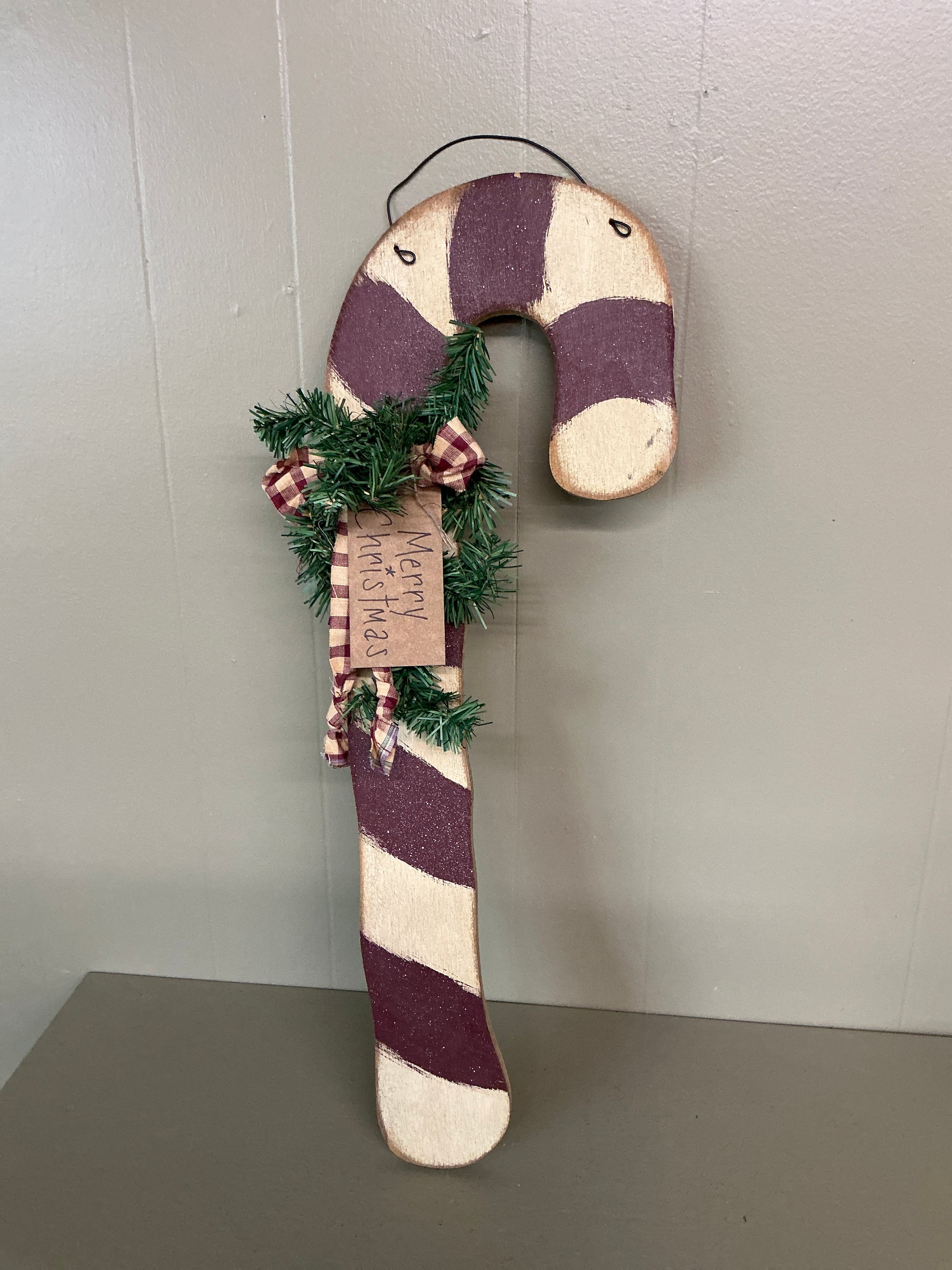 Wooden Candycane