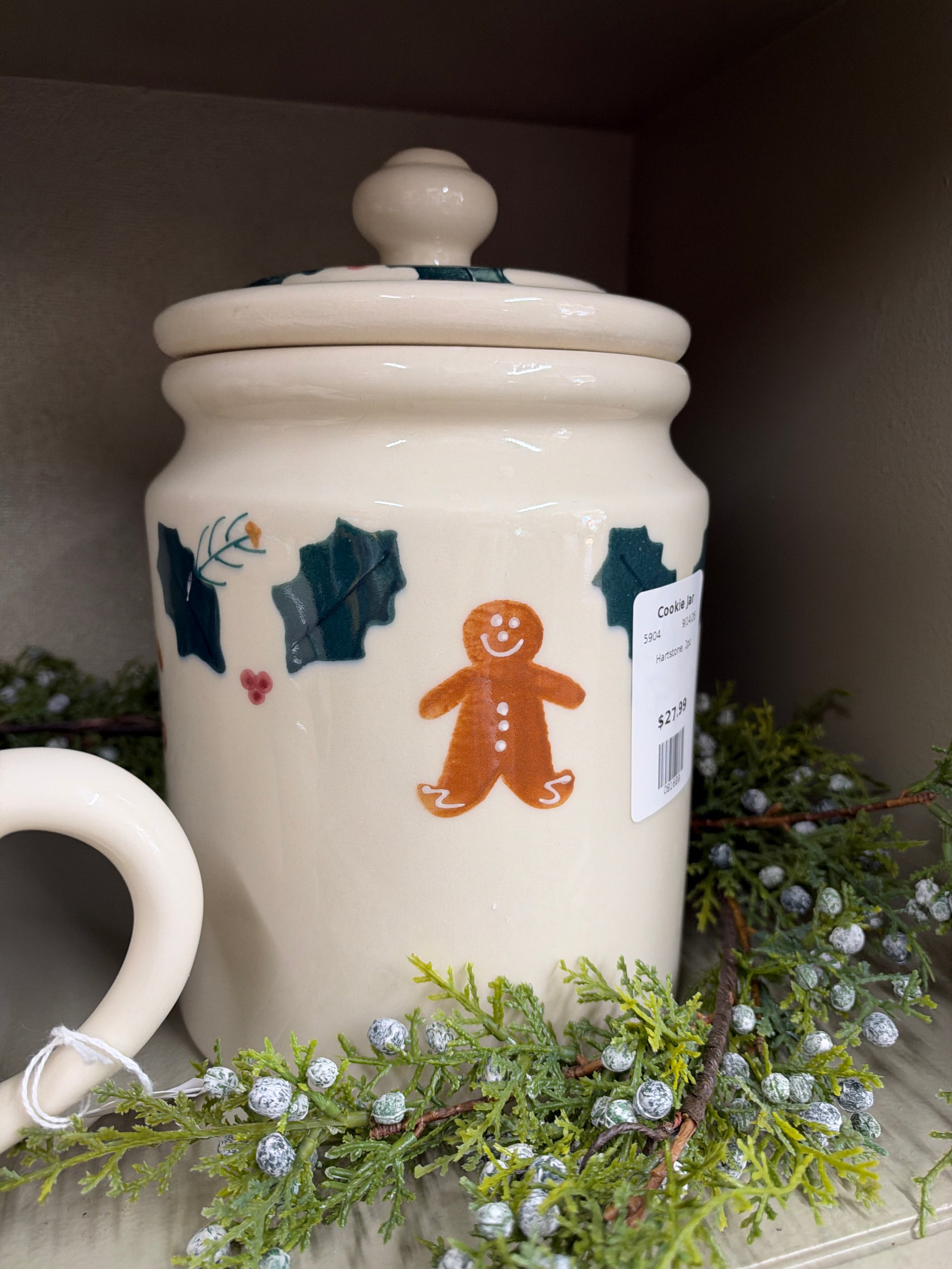 Cookie Jar, Hartstone 2pc