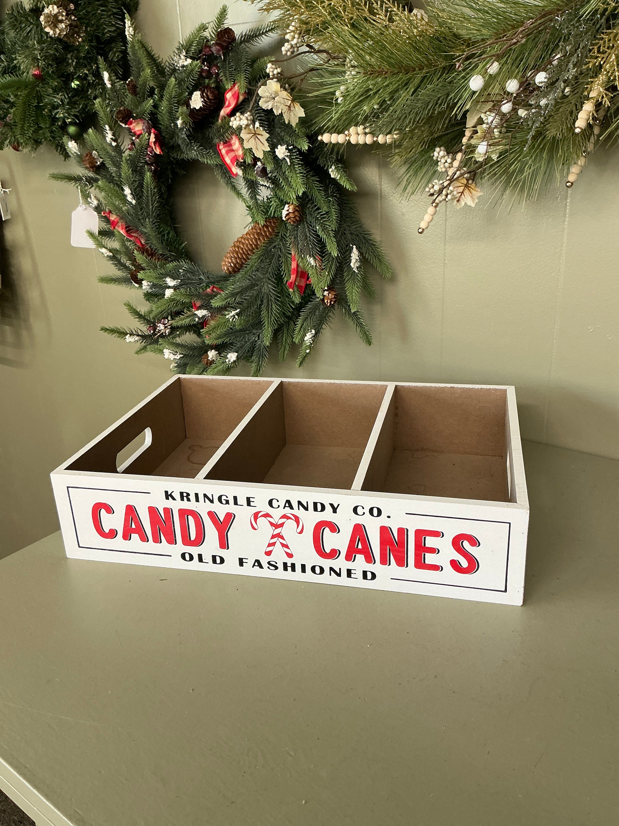Candy Cane Storage Container , As Is