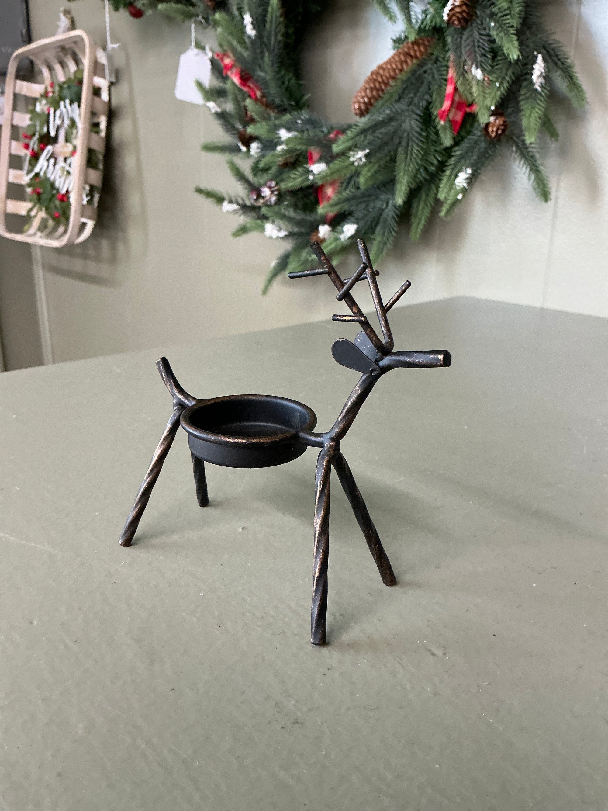 Reindeer Candle Holder