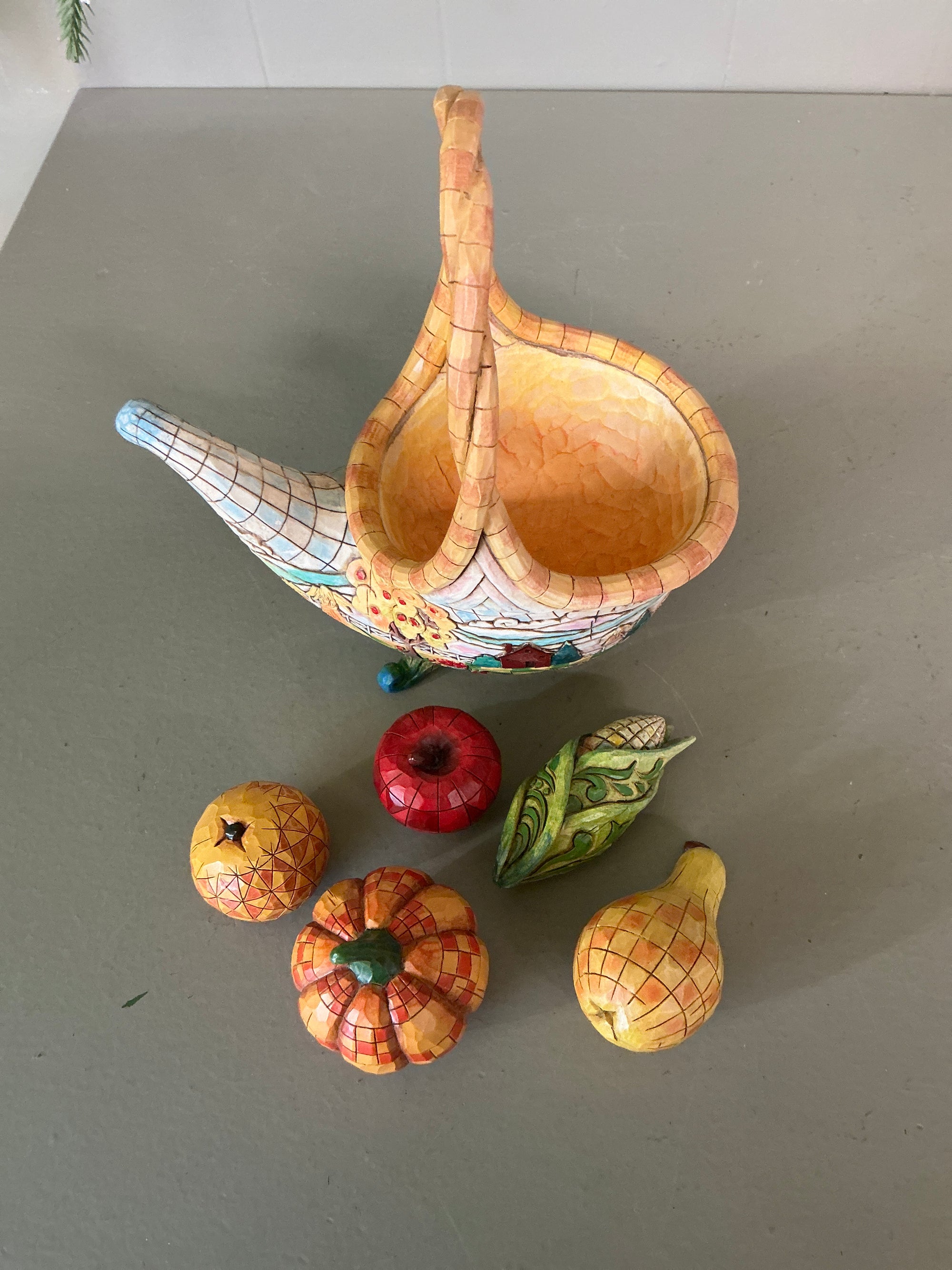 Jim Shore  Cornucopia Figure, 6 pc set