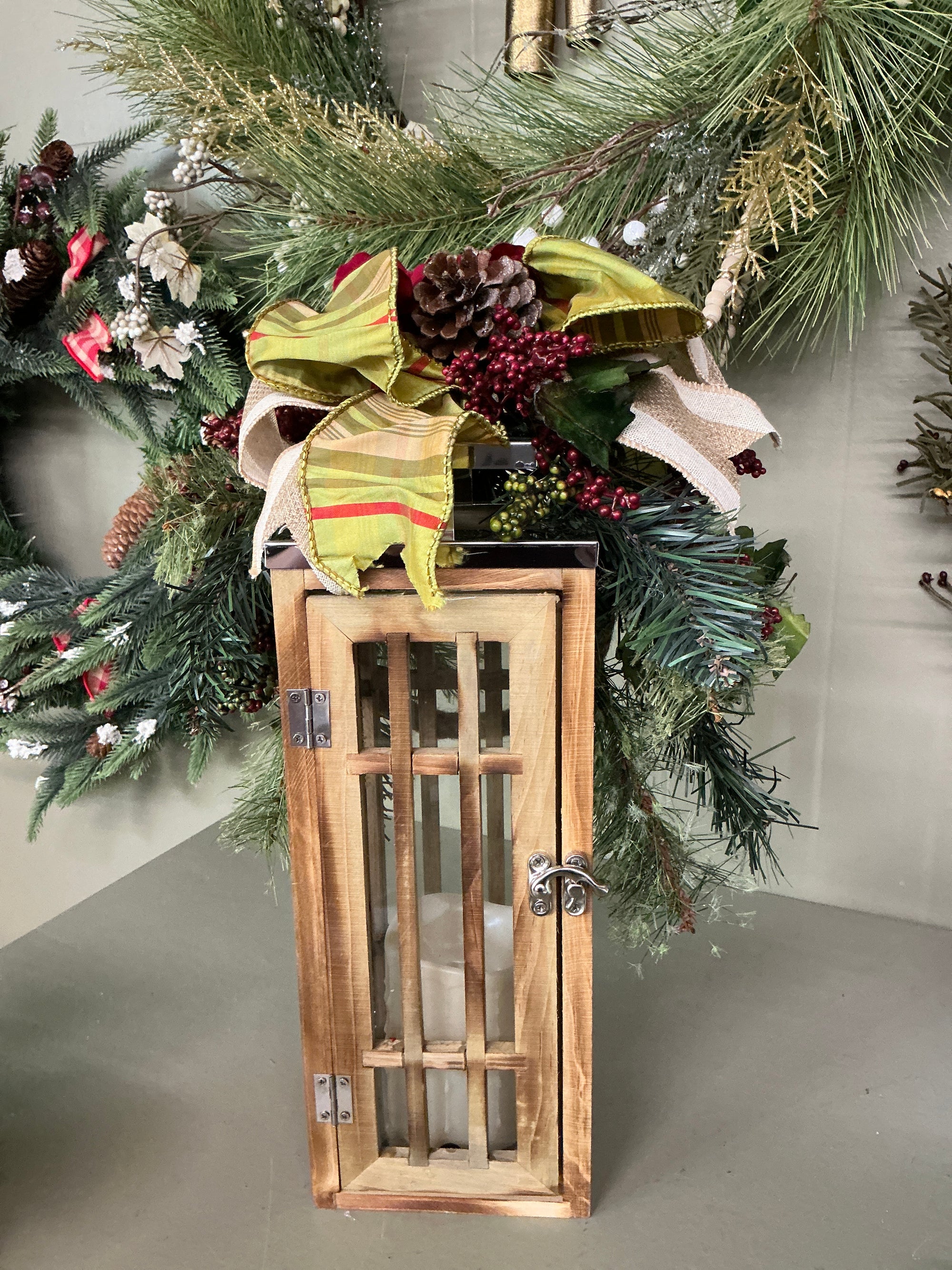 Wooden Lantern, 3 pc set