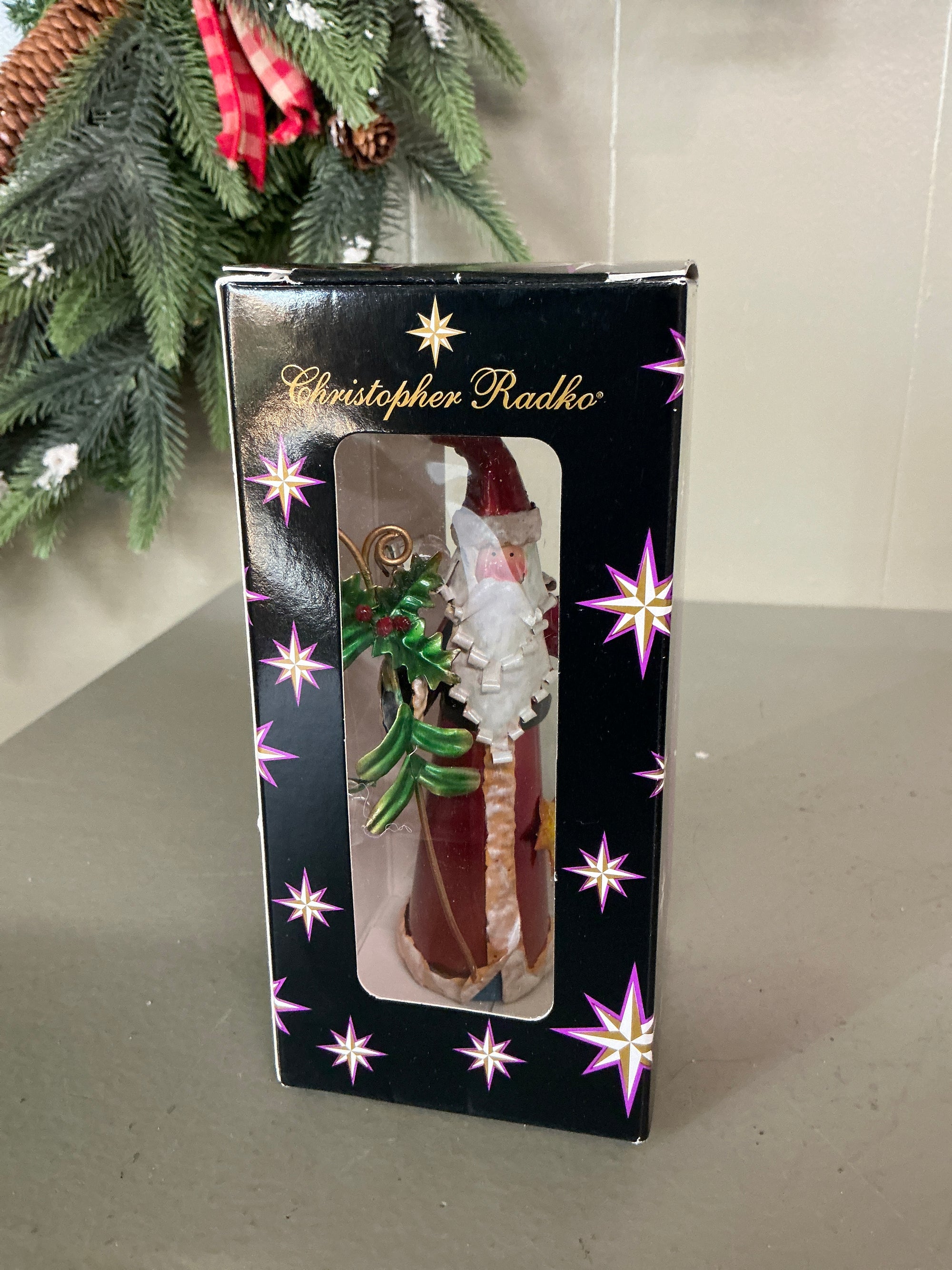 Christopher Radko Santa Ornament