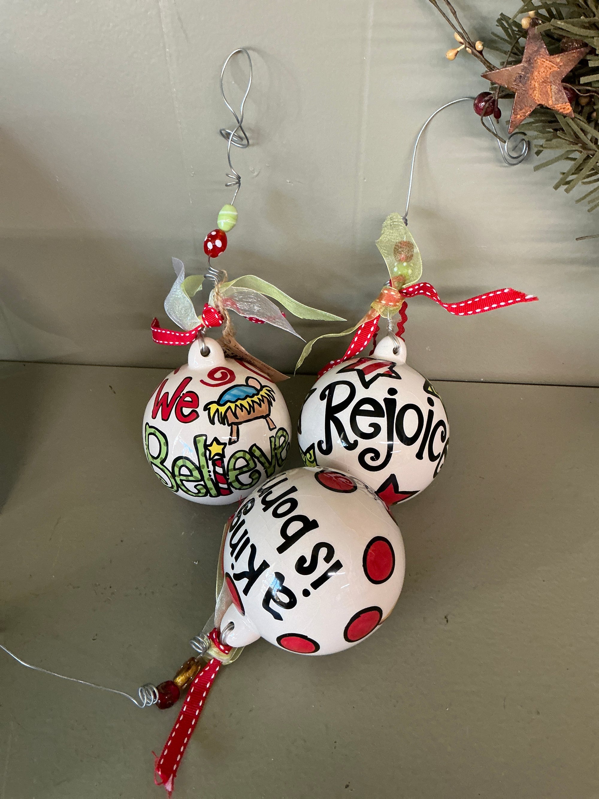 Ornament Set, Set of 3