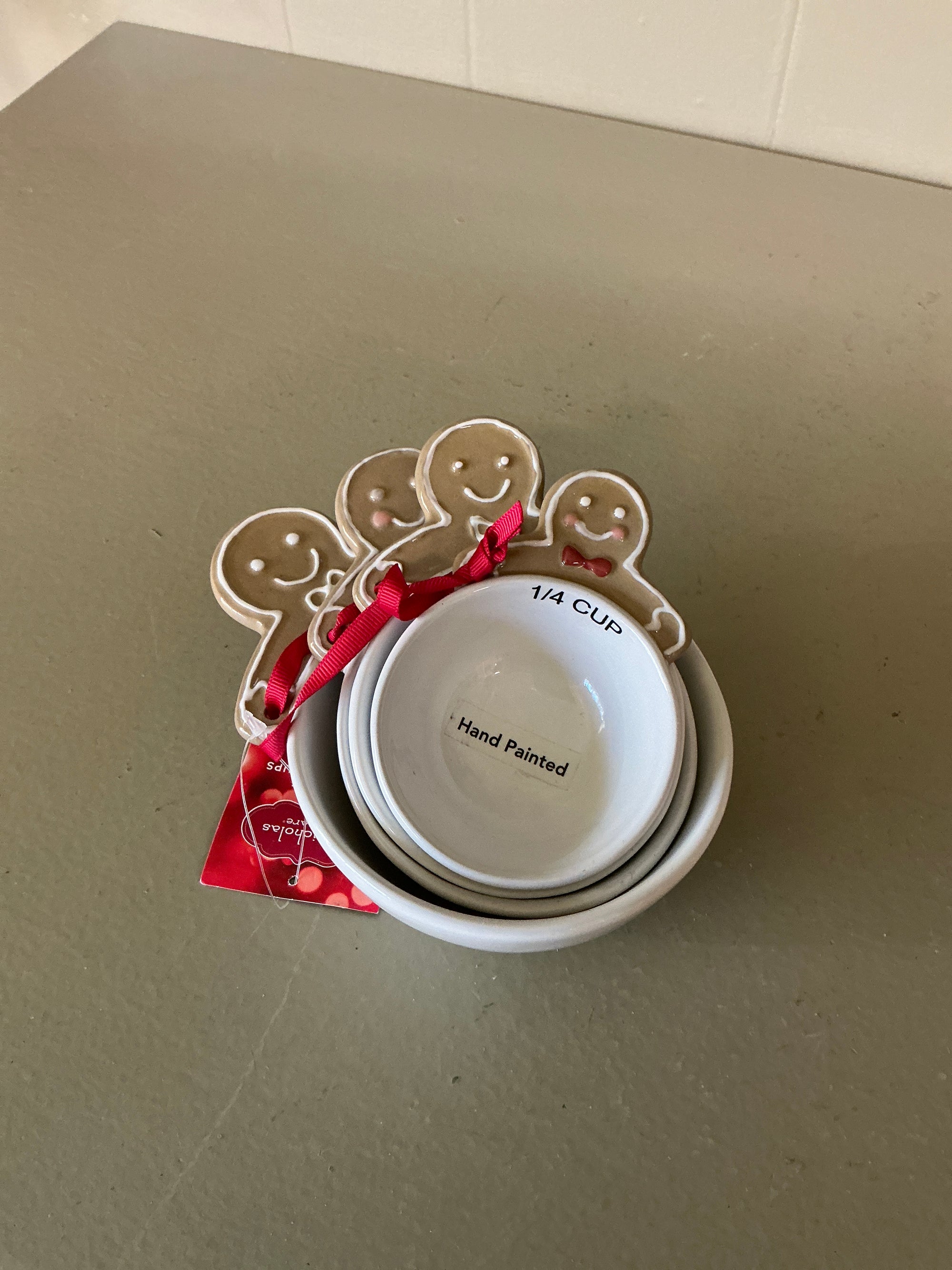 Gingerbread Measuring Cups, Set of 4
