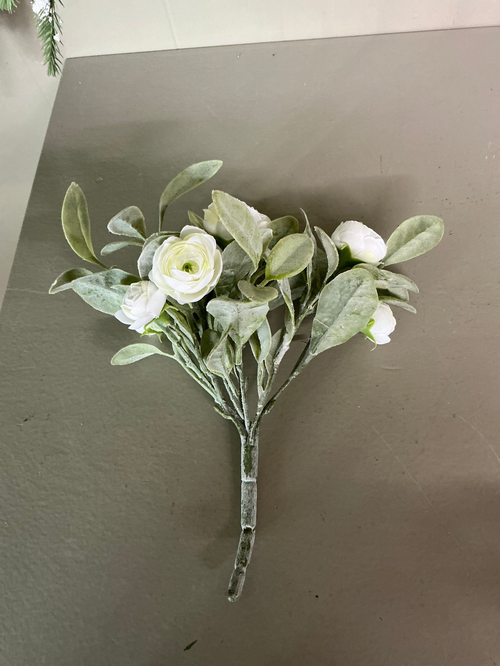 White  Faux Floral