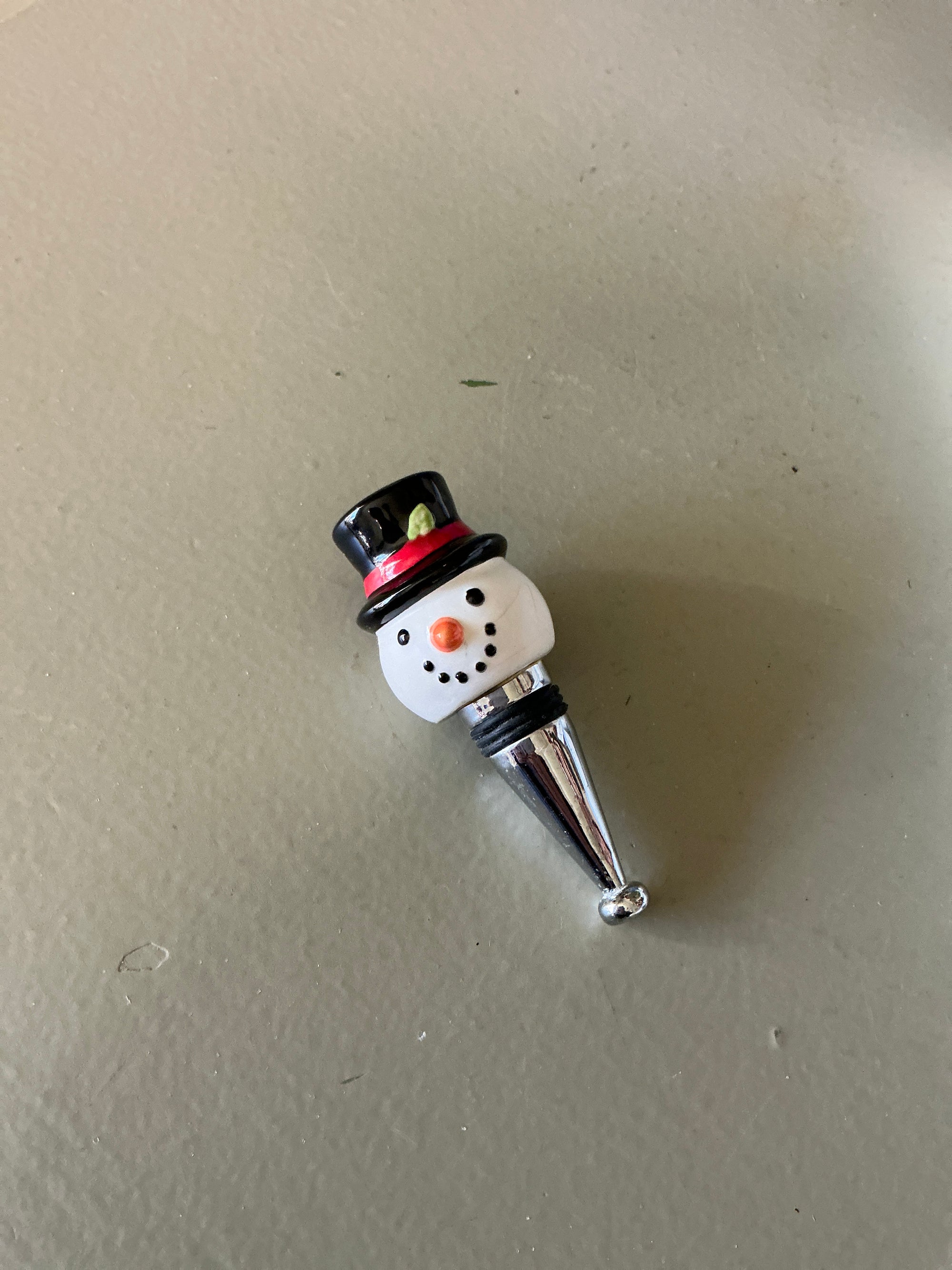 Snowman Wine Stopper
