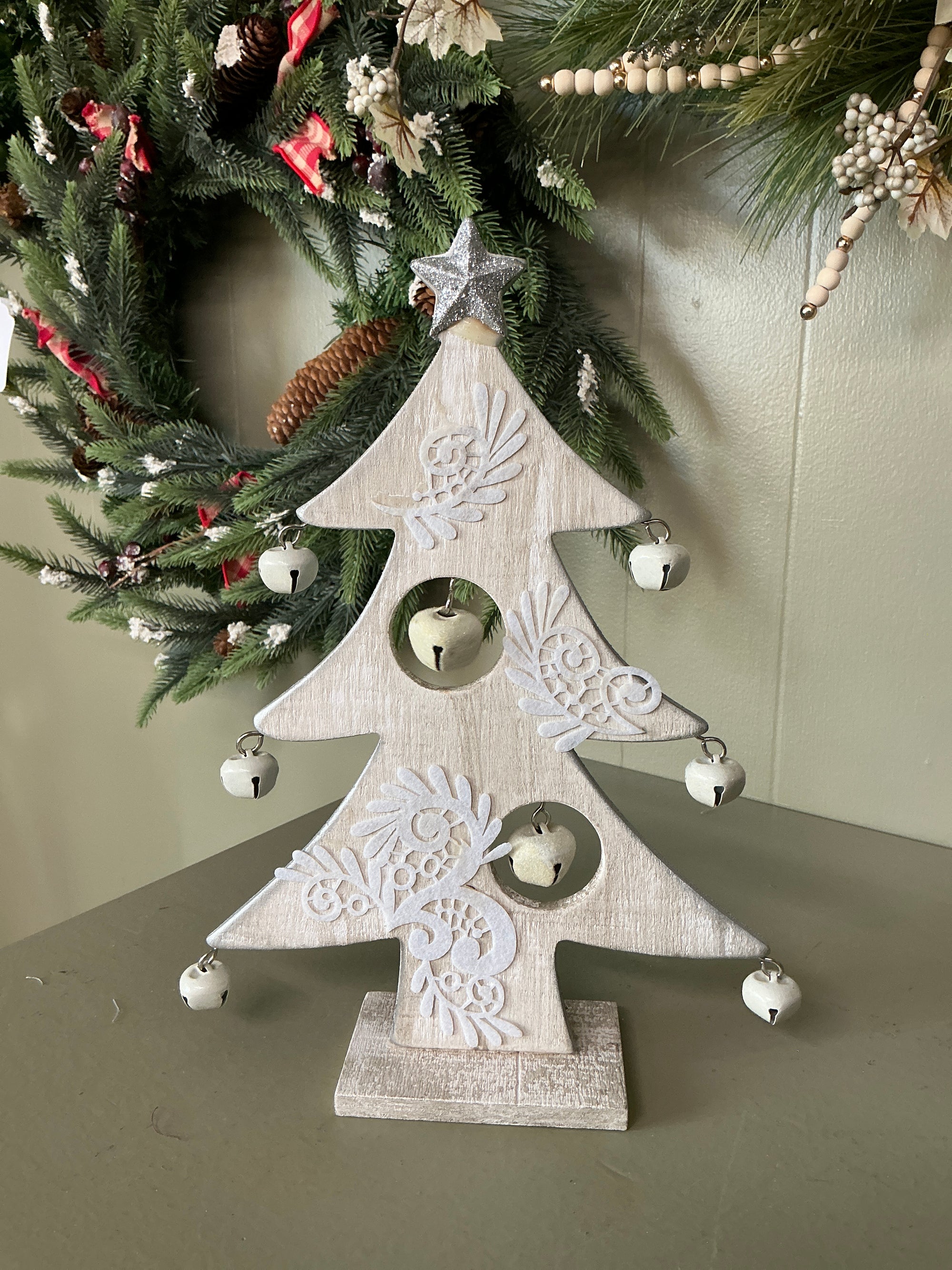 Wooden Tree with Bells