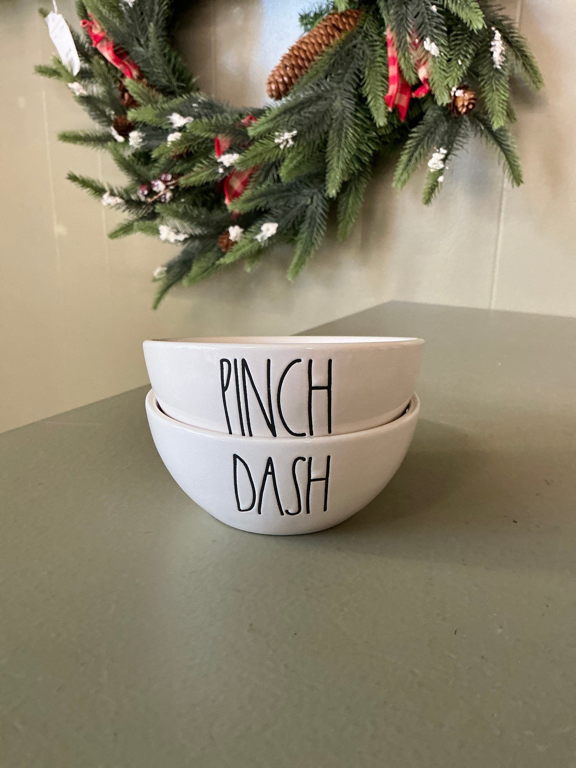 Rae Dunn “Pinch” and “Dash” Dish Set, Set of 2