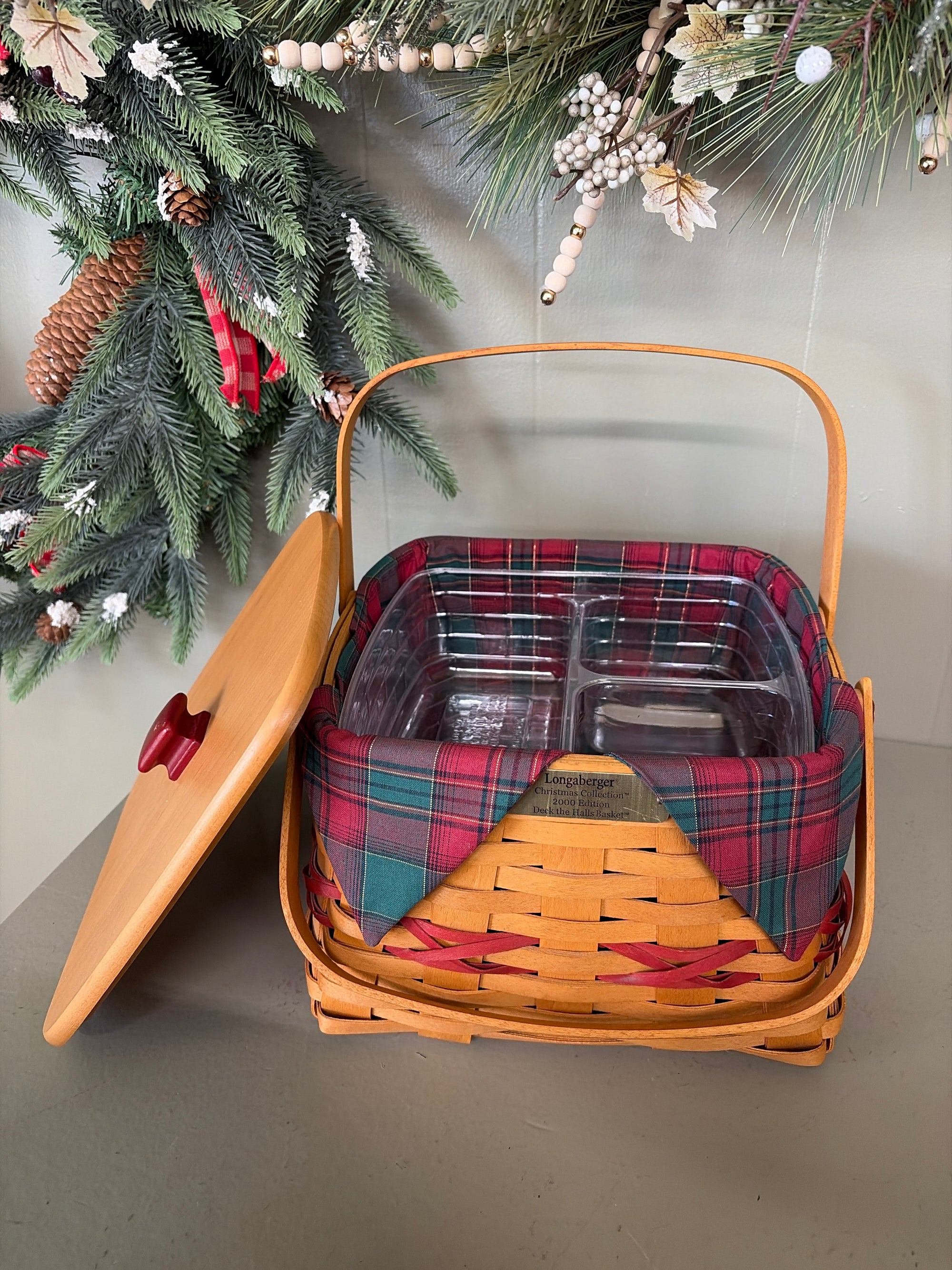 Longaberger Basket With Lid