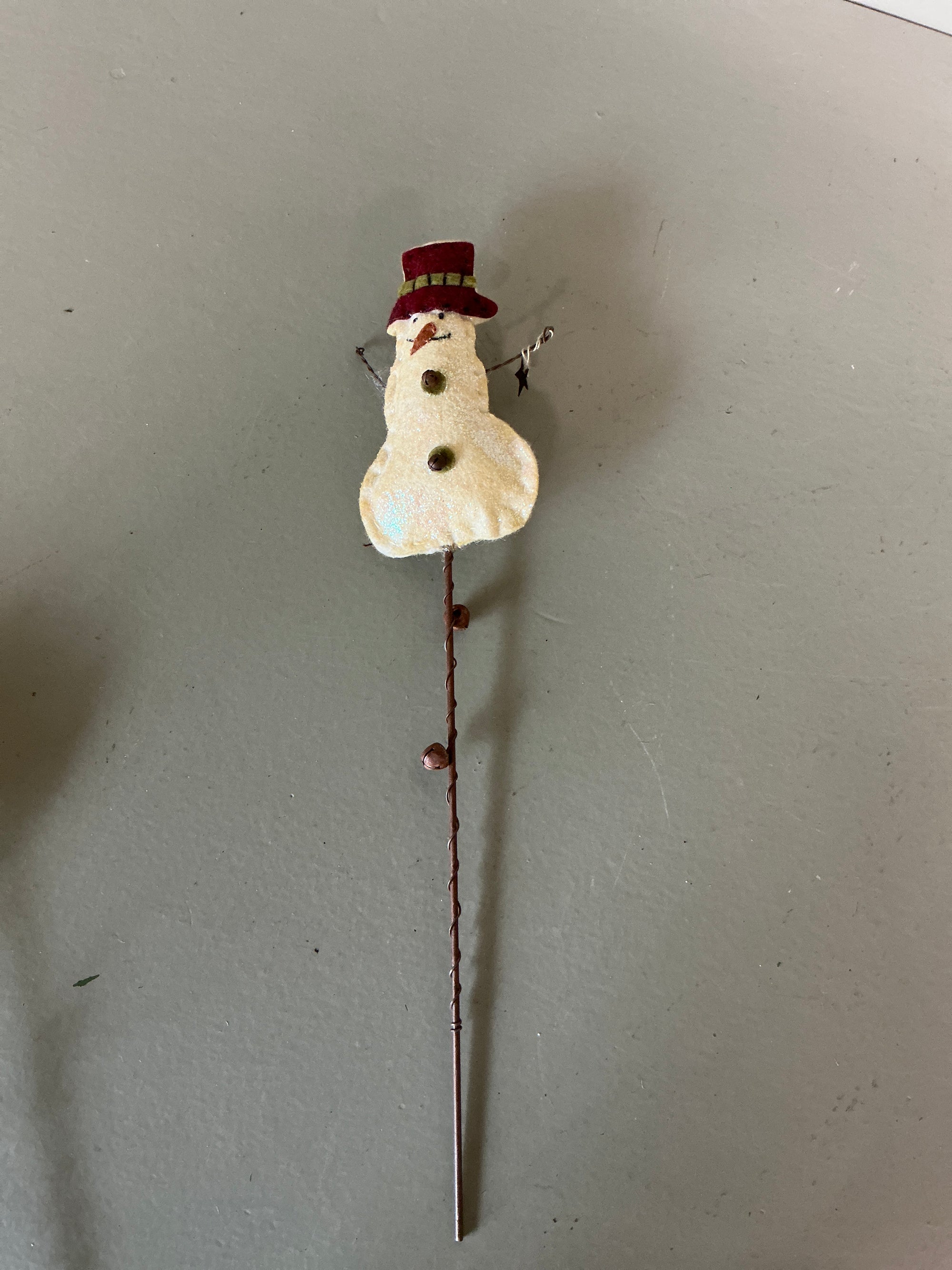 Snowman on a Stick