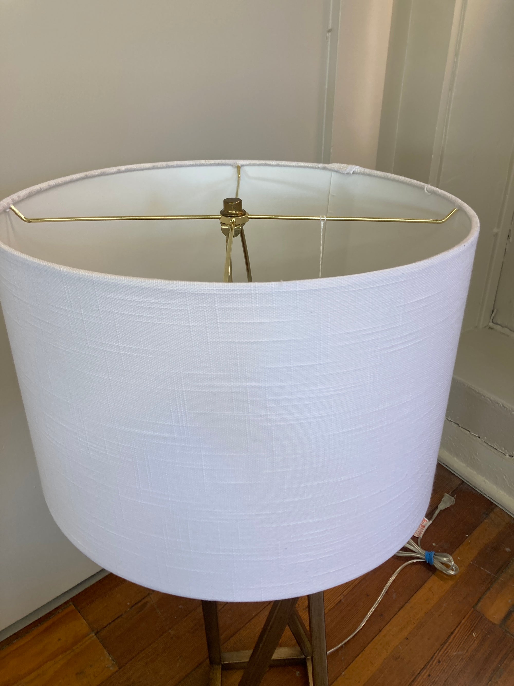 Off White  drum lampshade