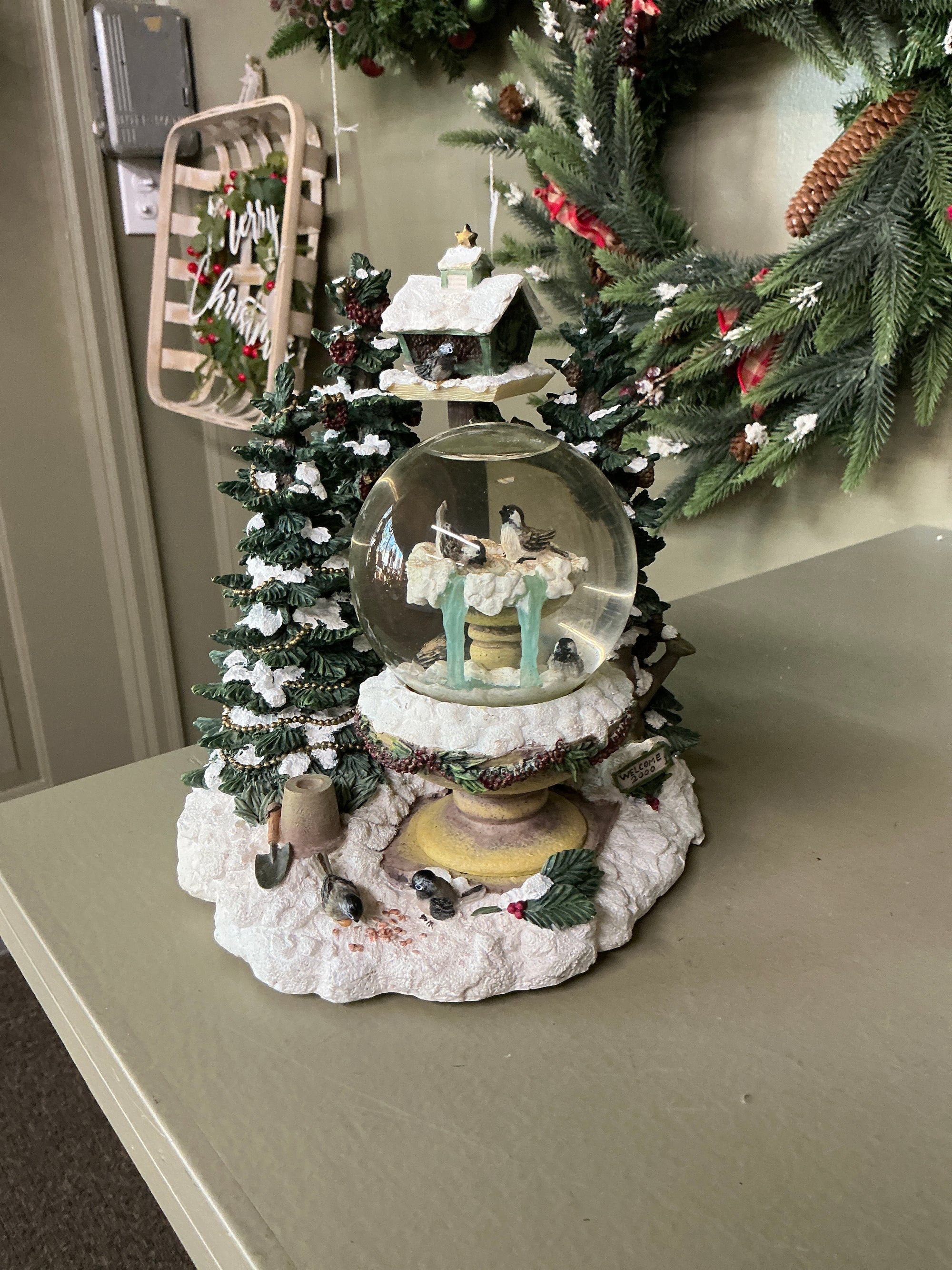 Bird Snow Globe