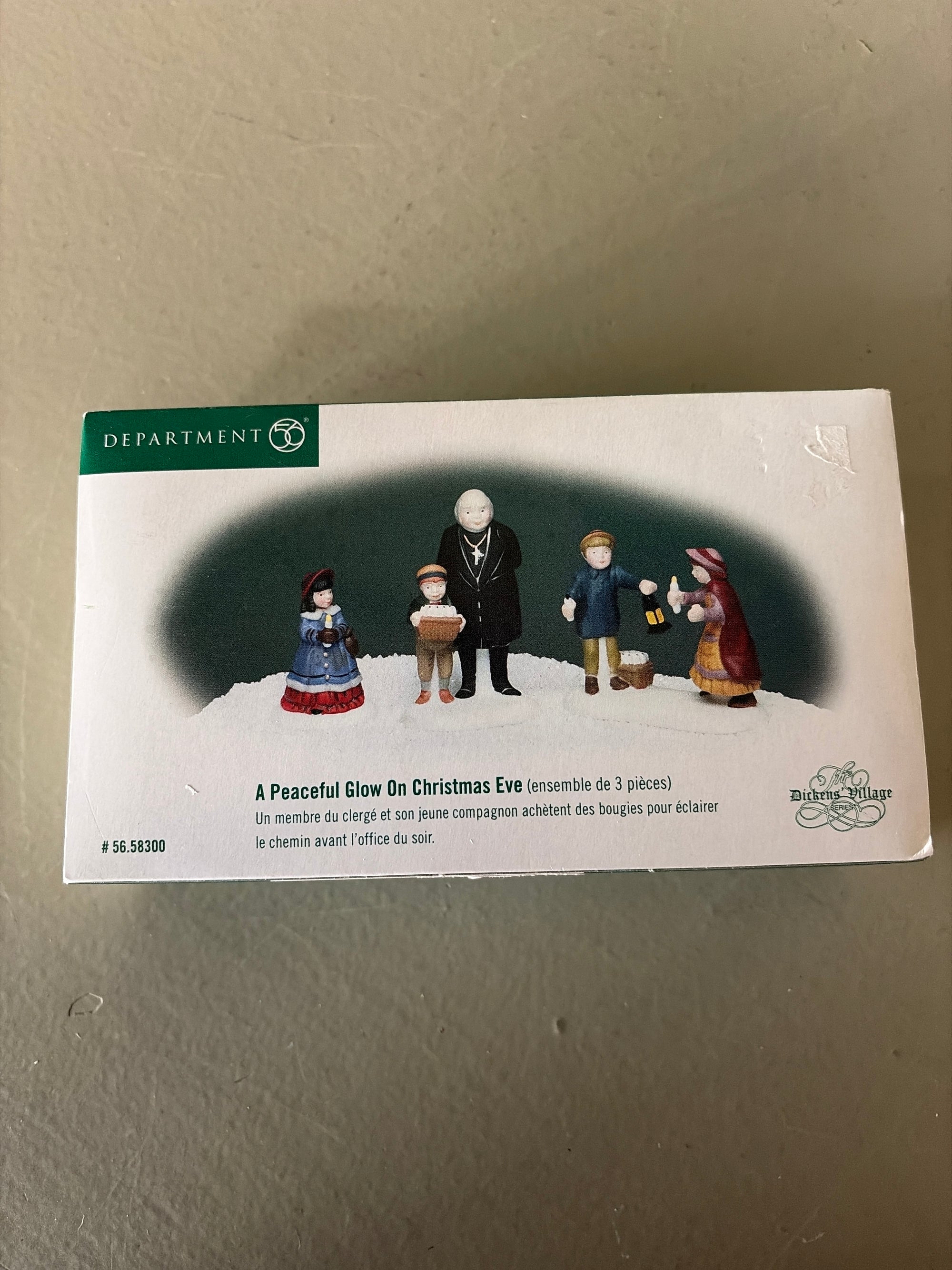 Dept. 56 A Peaceful Glow, Set of 3 - Has Box