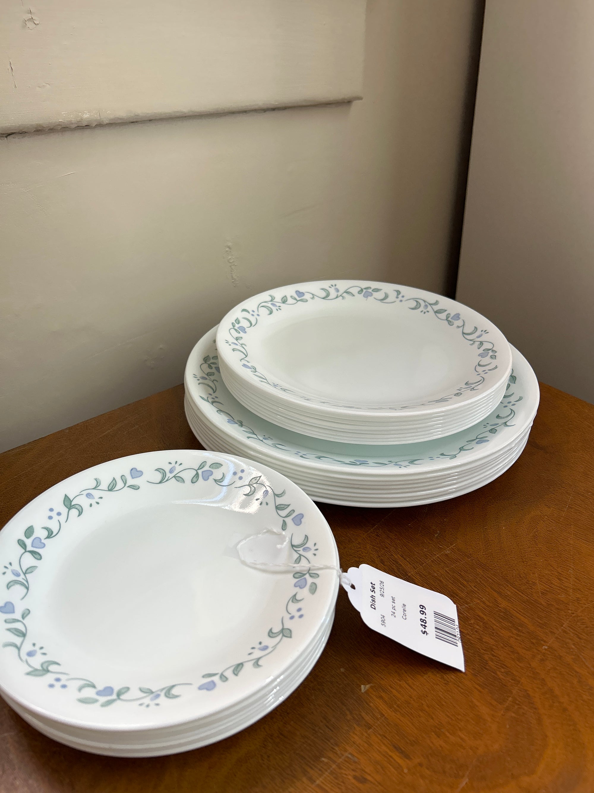 Corelle Dish Set, 24 pc set