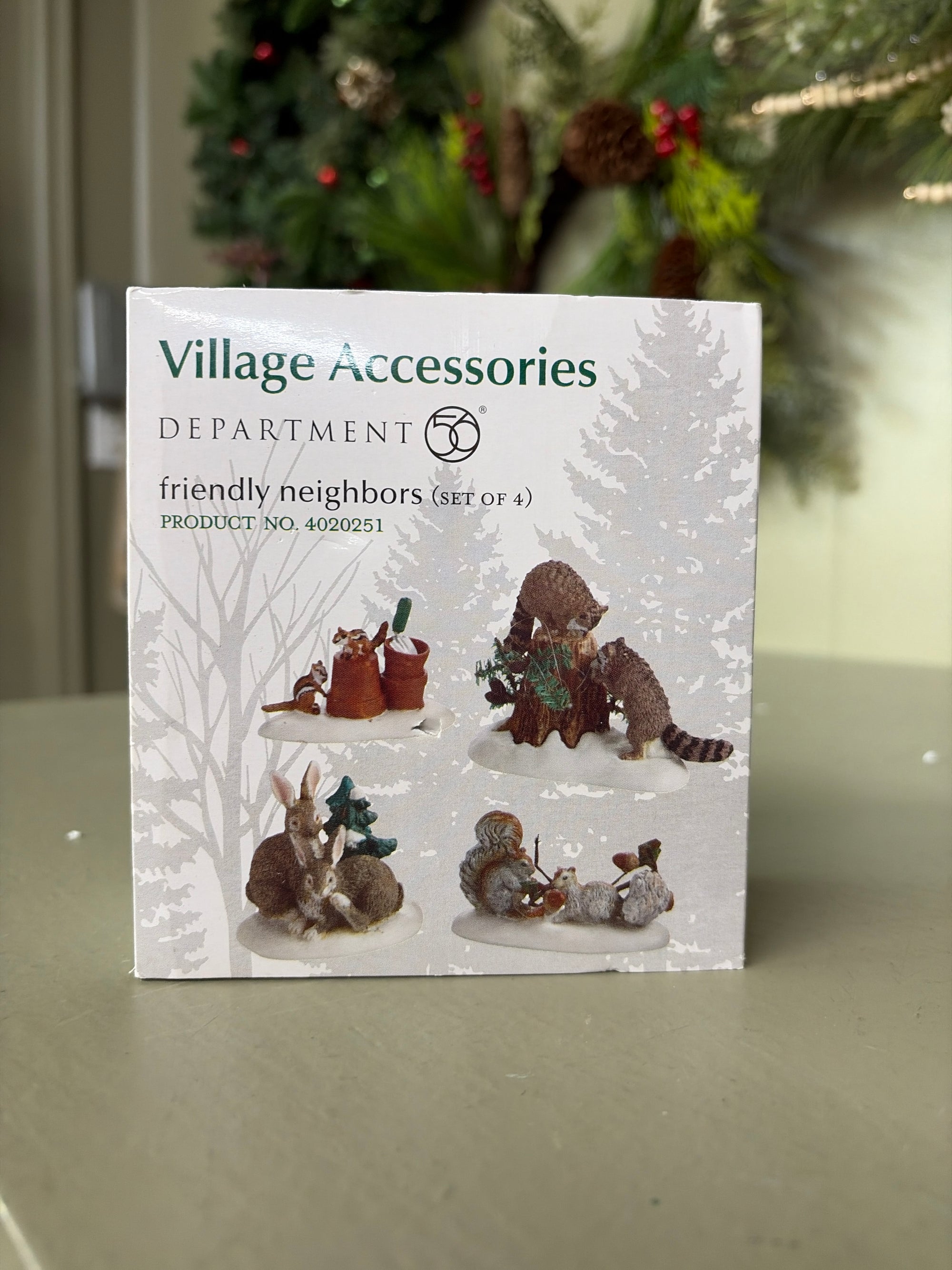 Dept. 56 Friendly Neighbors, Set of 4 - Has Box