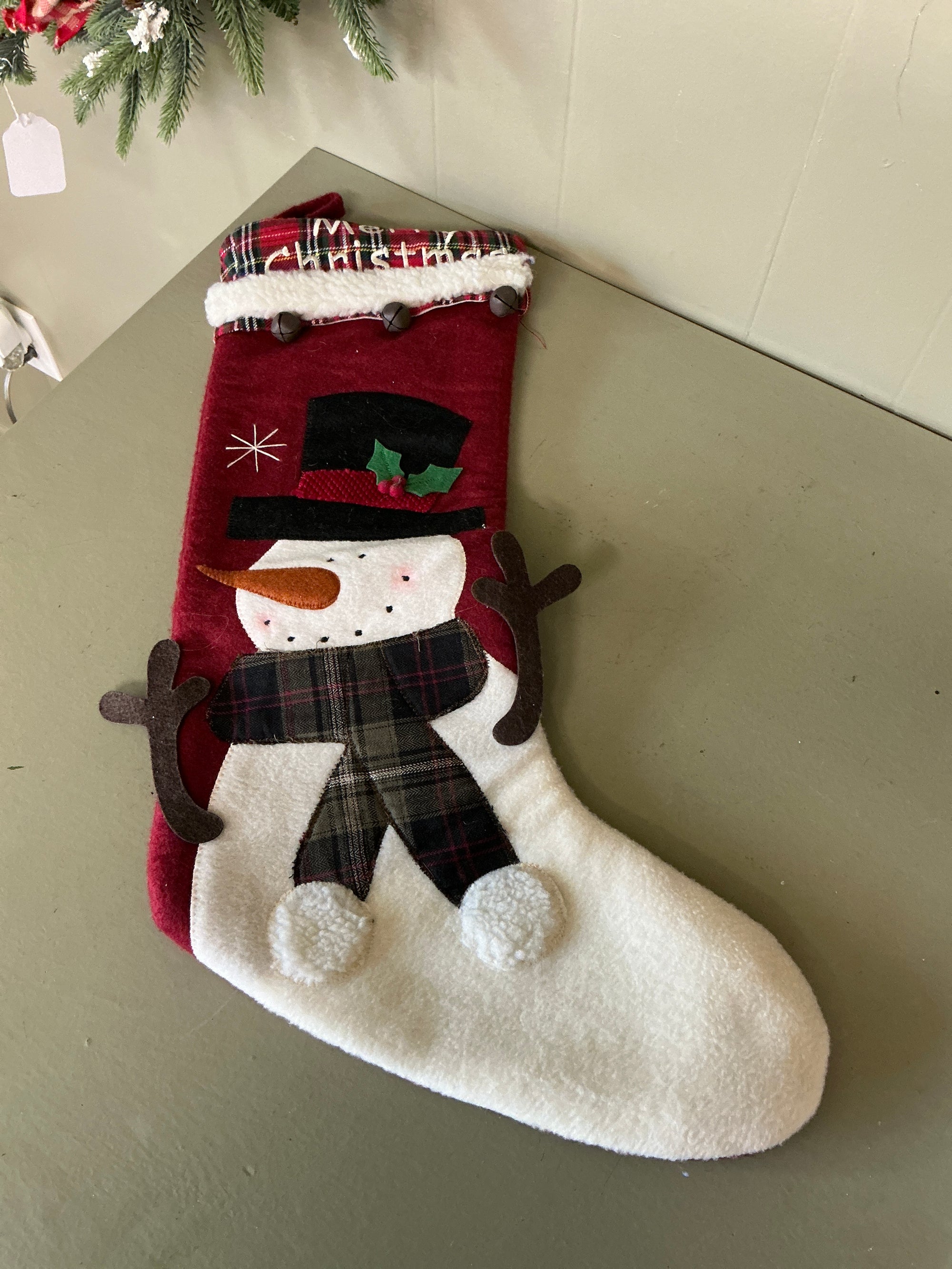 Snowman Stocking