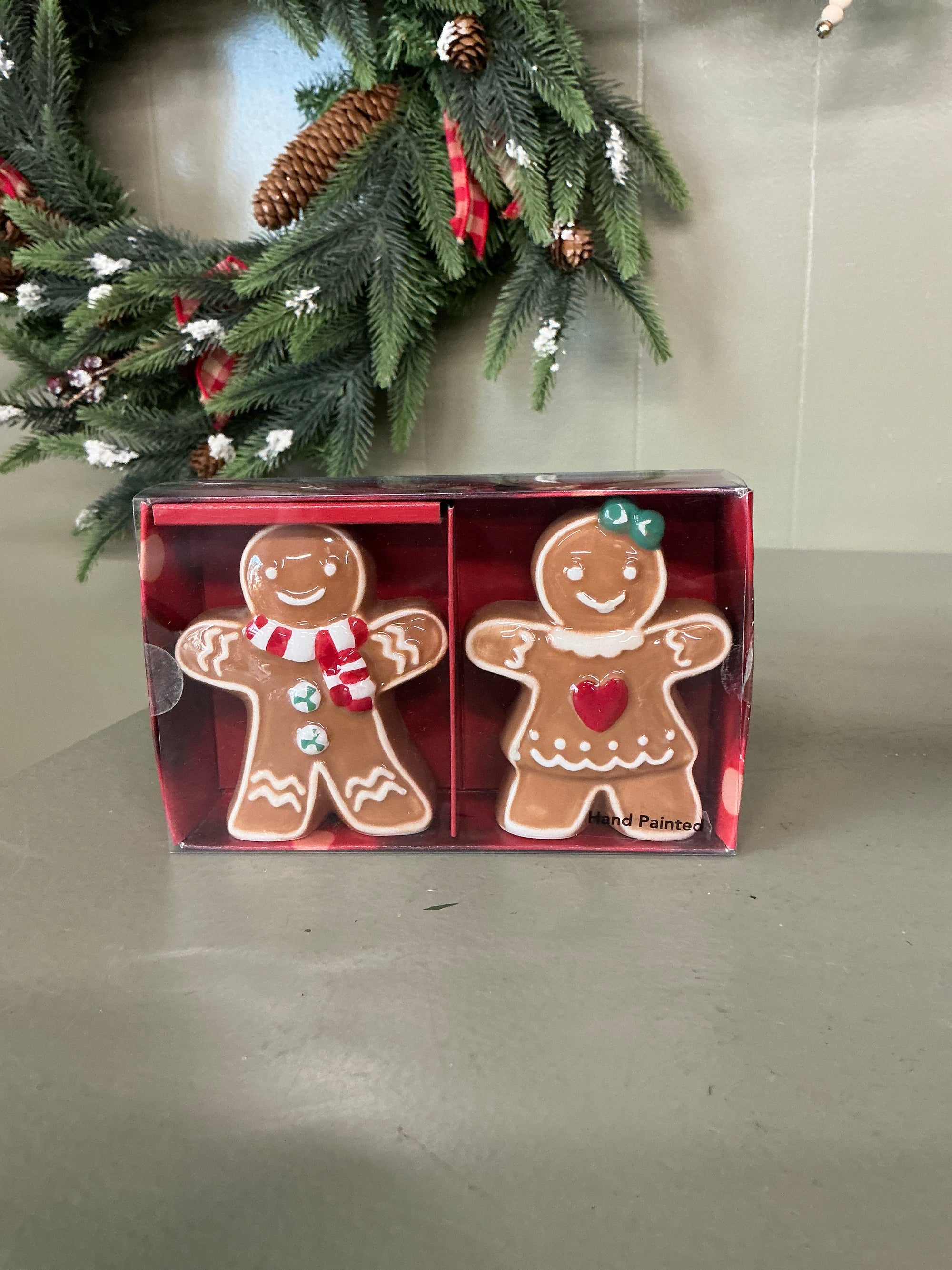 Gingerbread Salt & Pepper Shake Set, 2 pc set