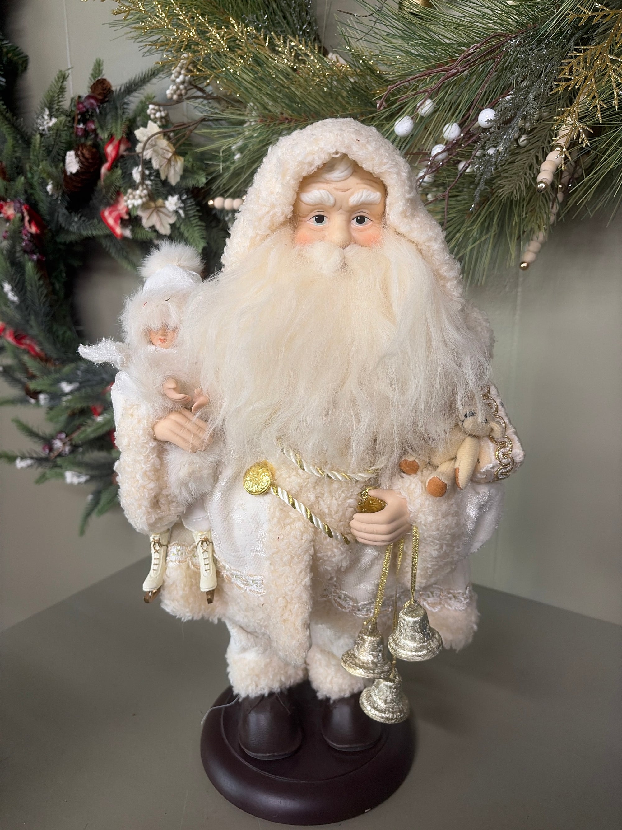 White  Santa Figurine