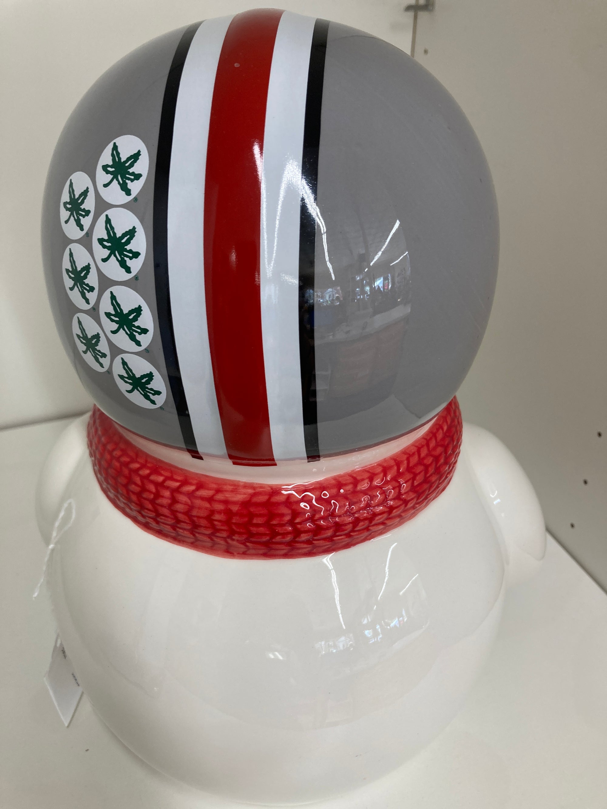 Ceramic OSU Snowman