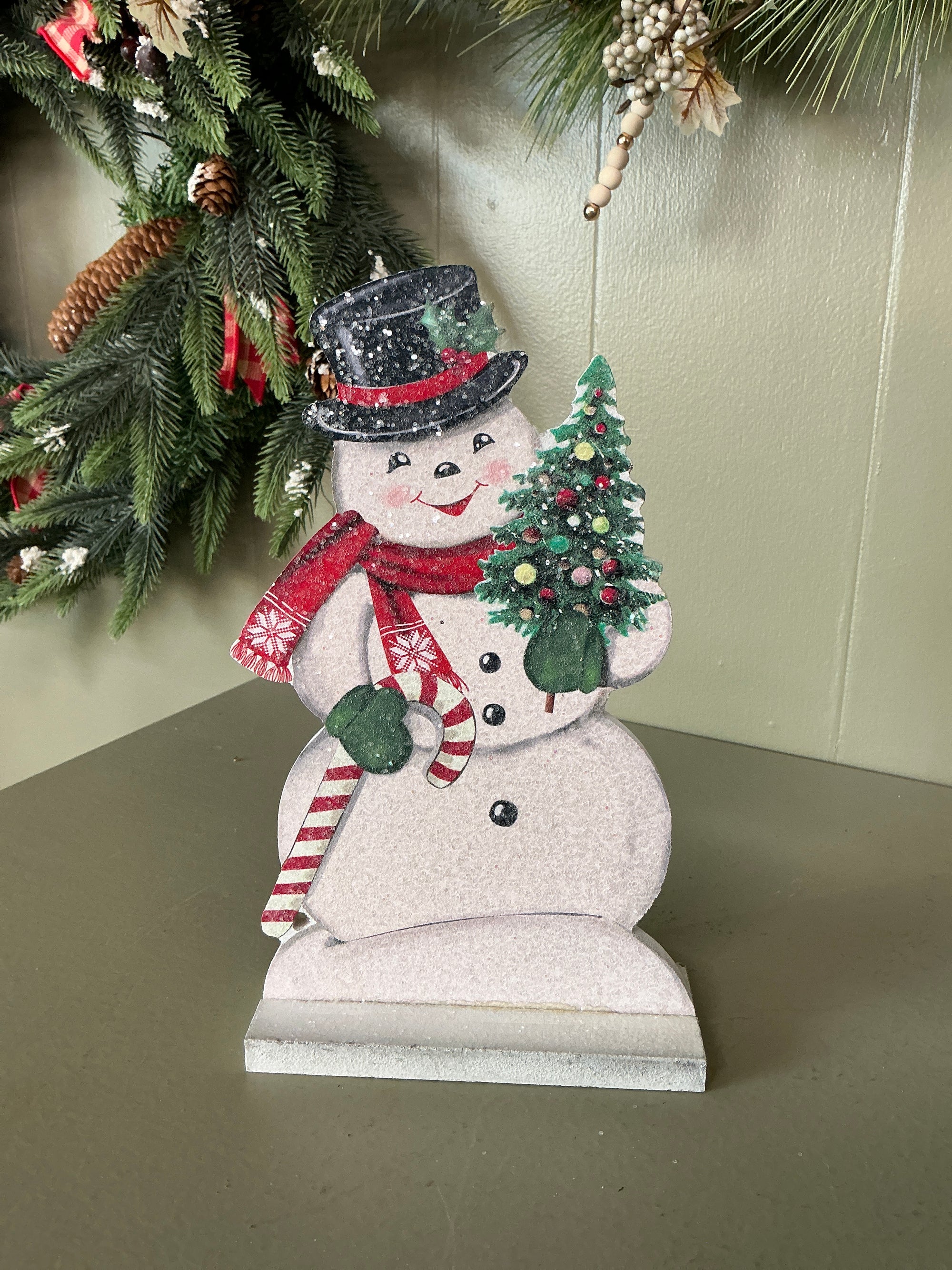 Wooden Snowman