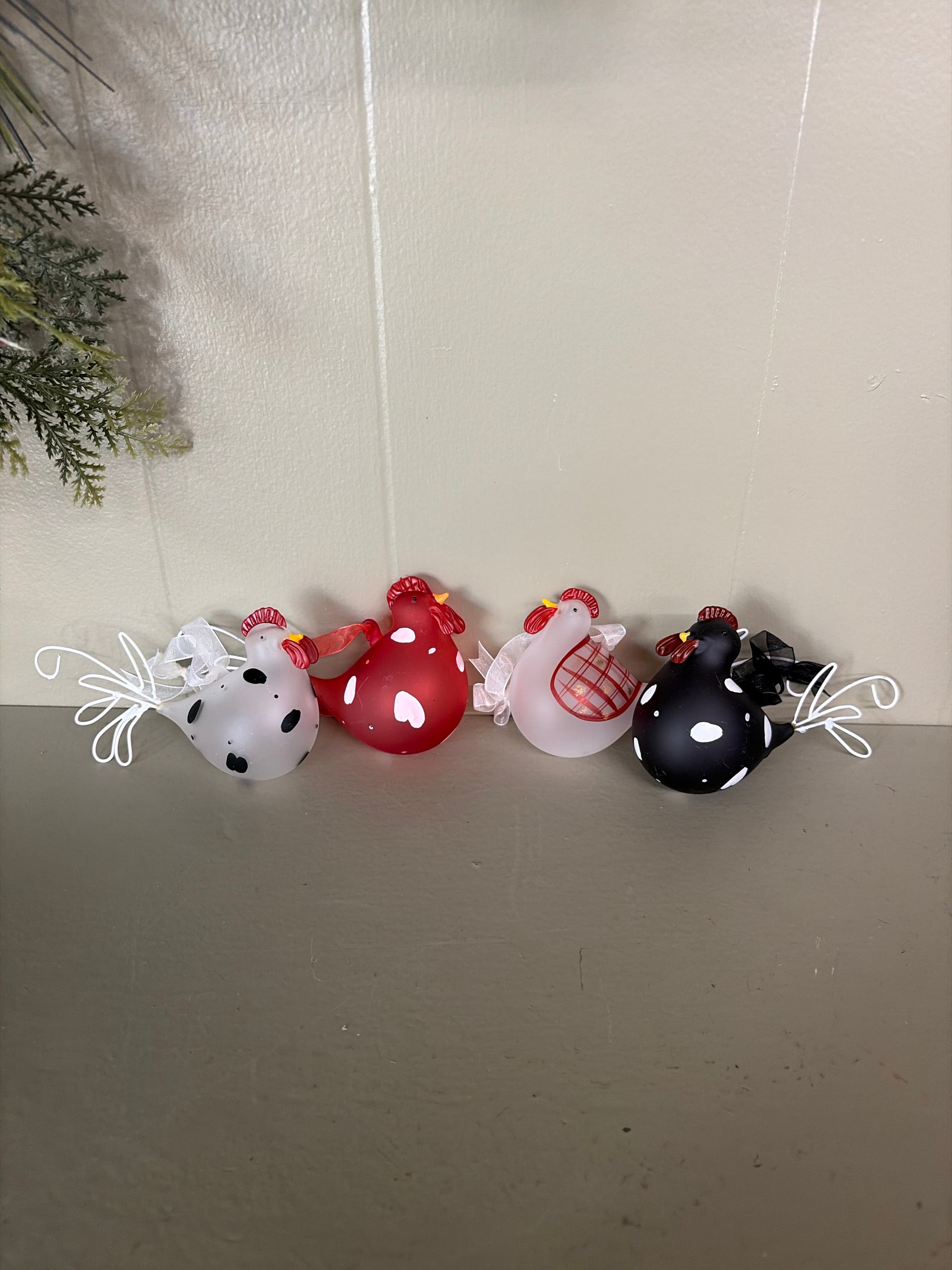 Ornament Set, Set of 4