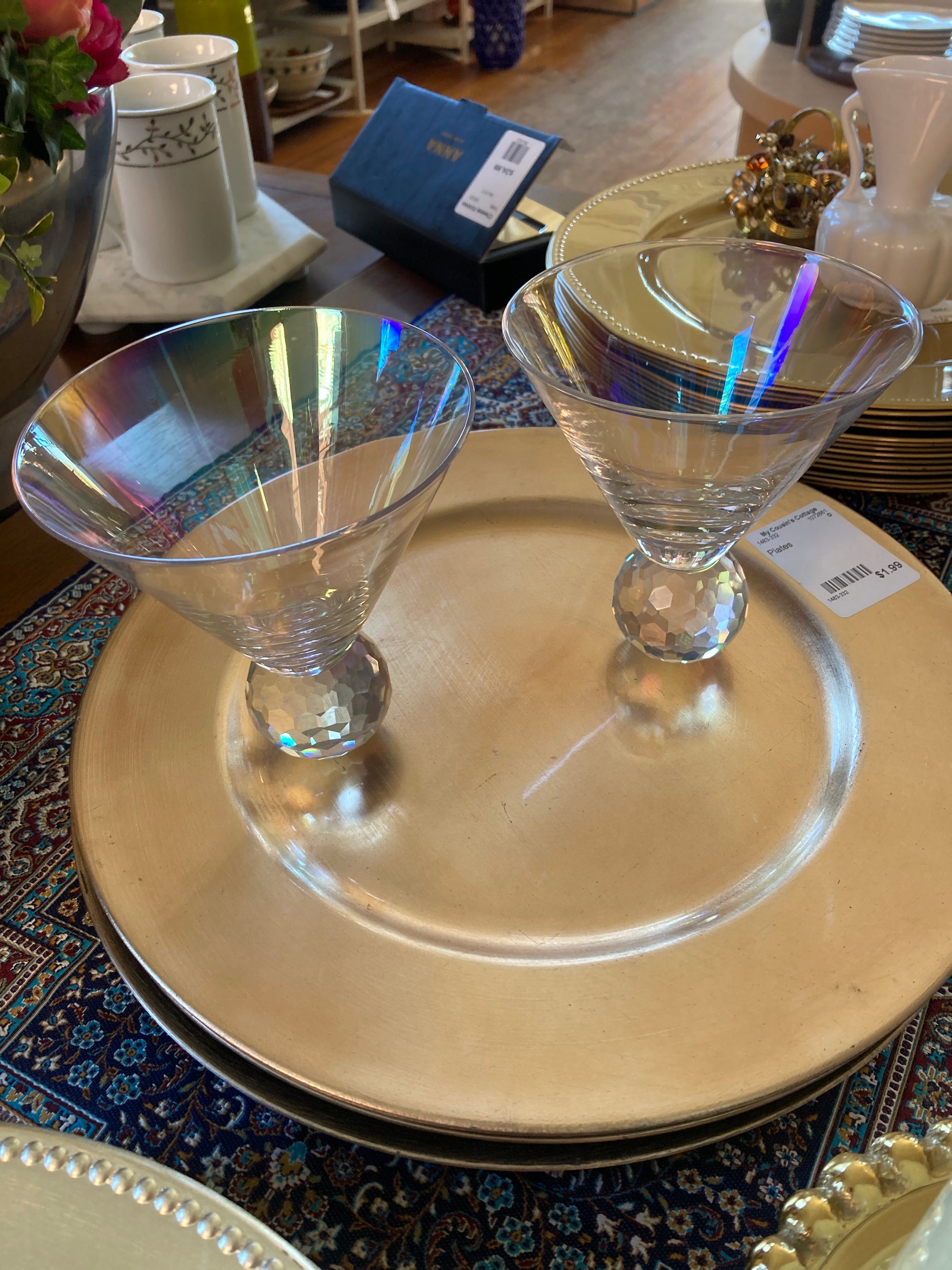 Martini Glasses, Set of 2