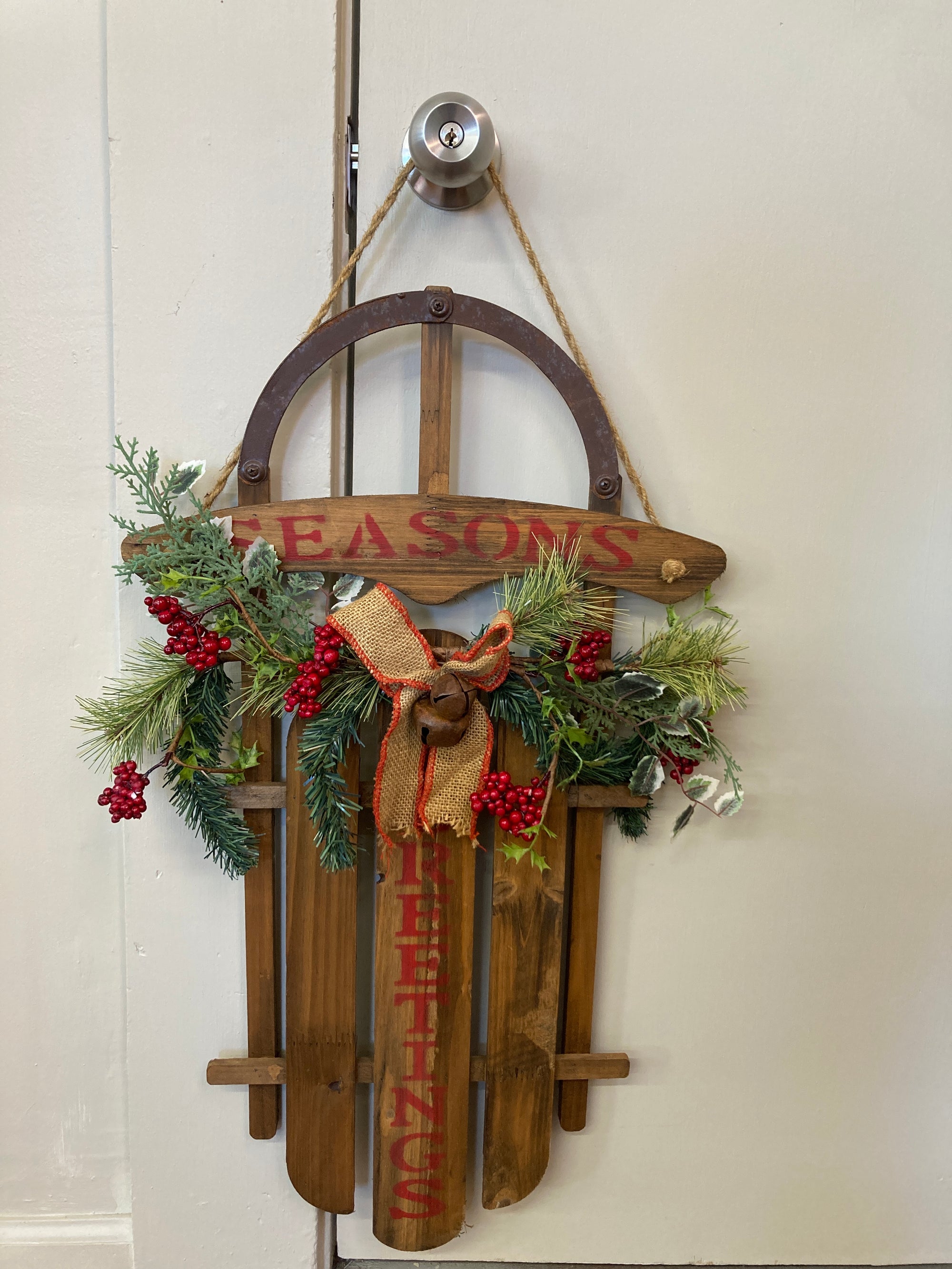 Sleigh Artwork - GREETINGS