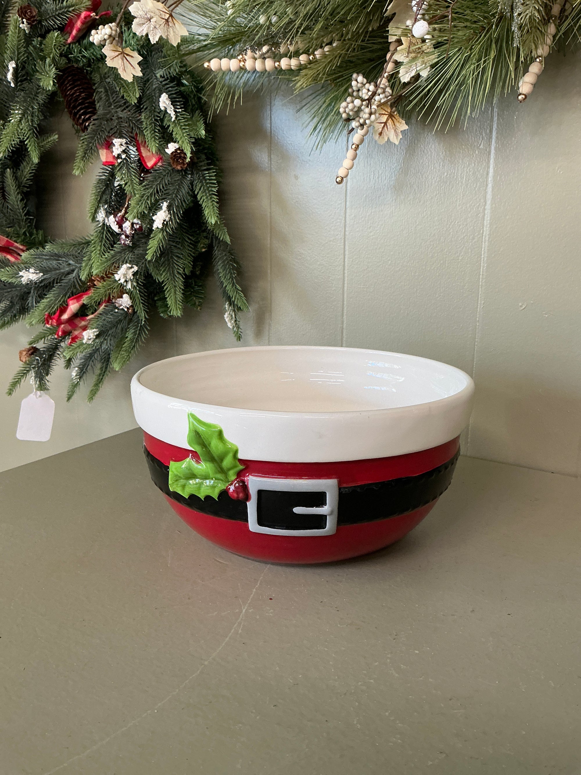 Santa Serving Bowl
