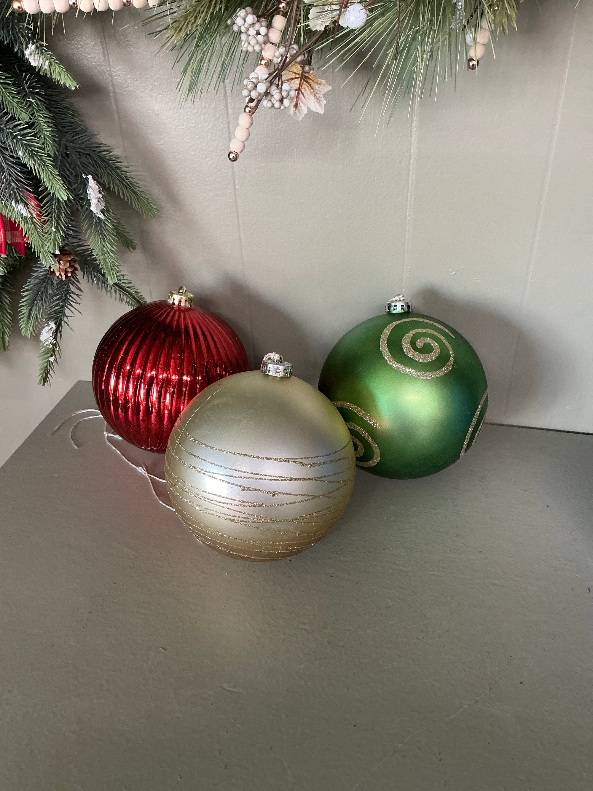 Large Ornament Set, Set of 3