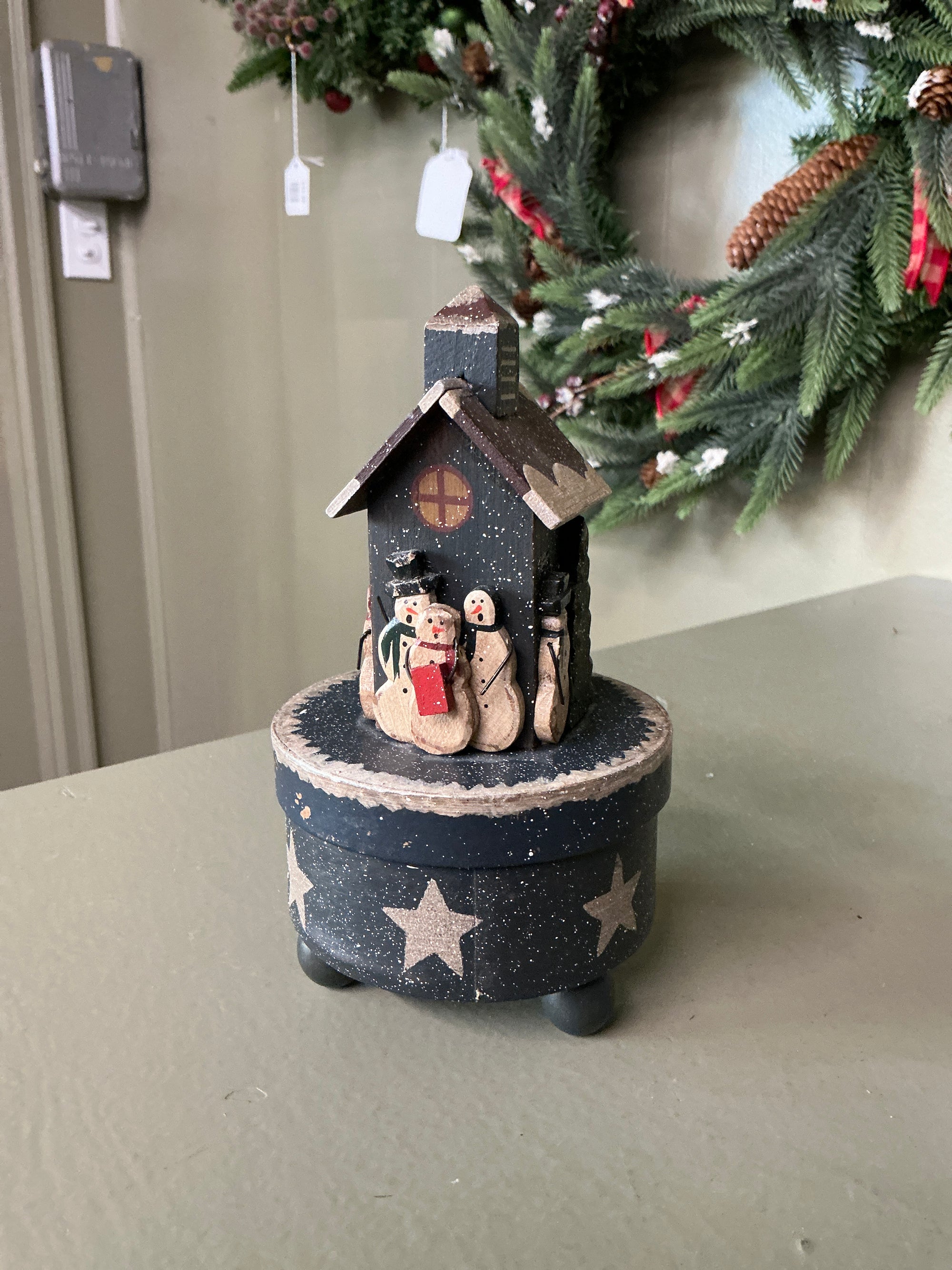 Snowman Music Box