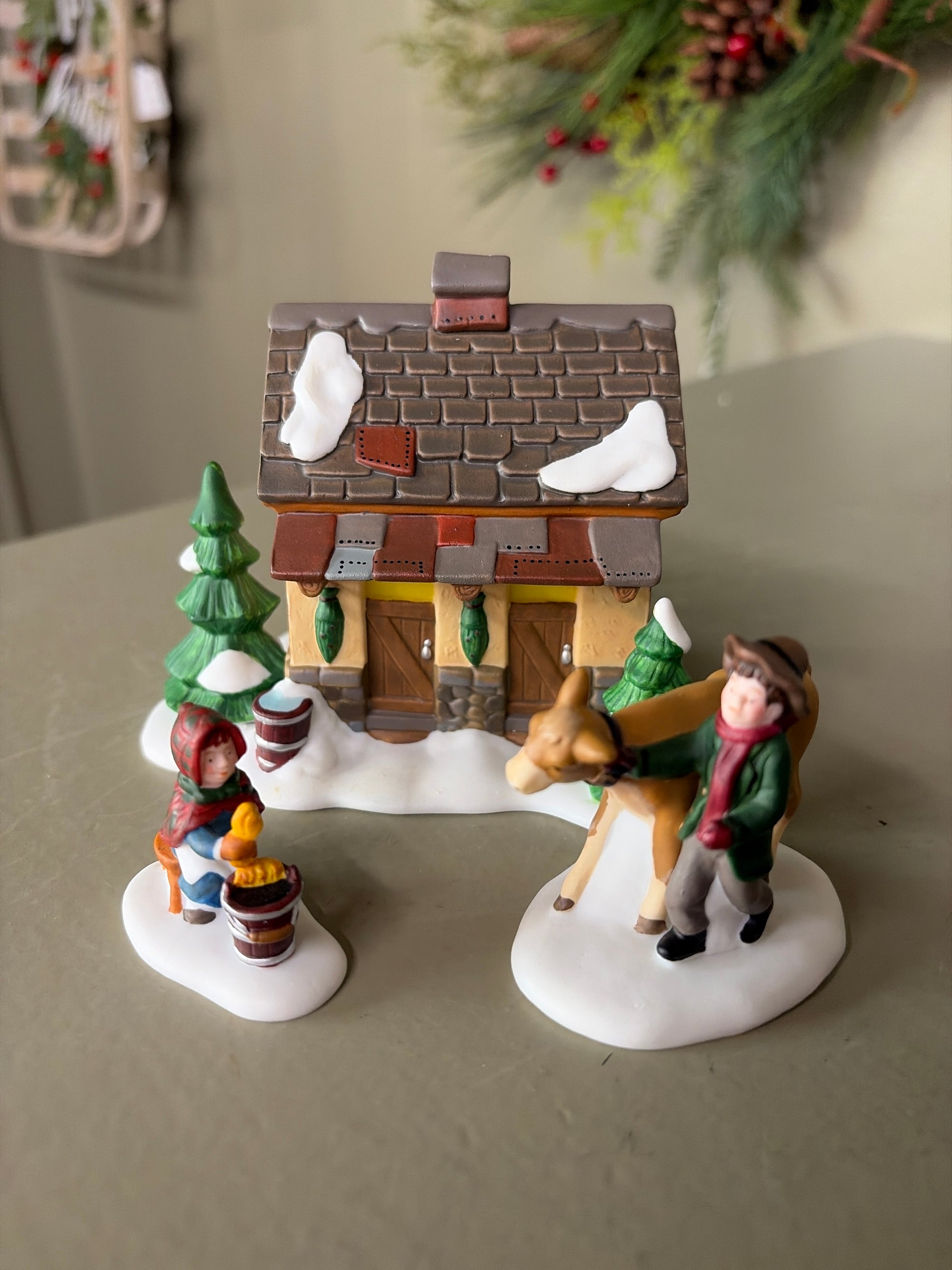 Dept. 56 Tending the New Calves, Set of 3 - Has Box